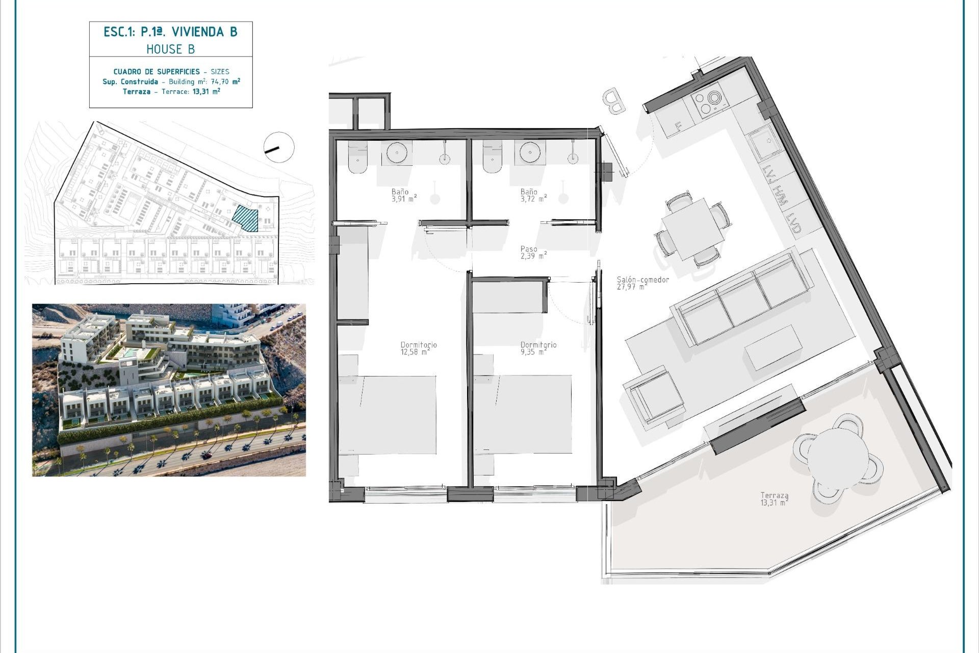 New Build - Apartment -
Aguilas - Playa del Hornillo