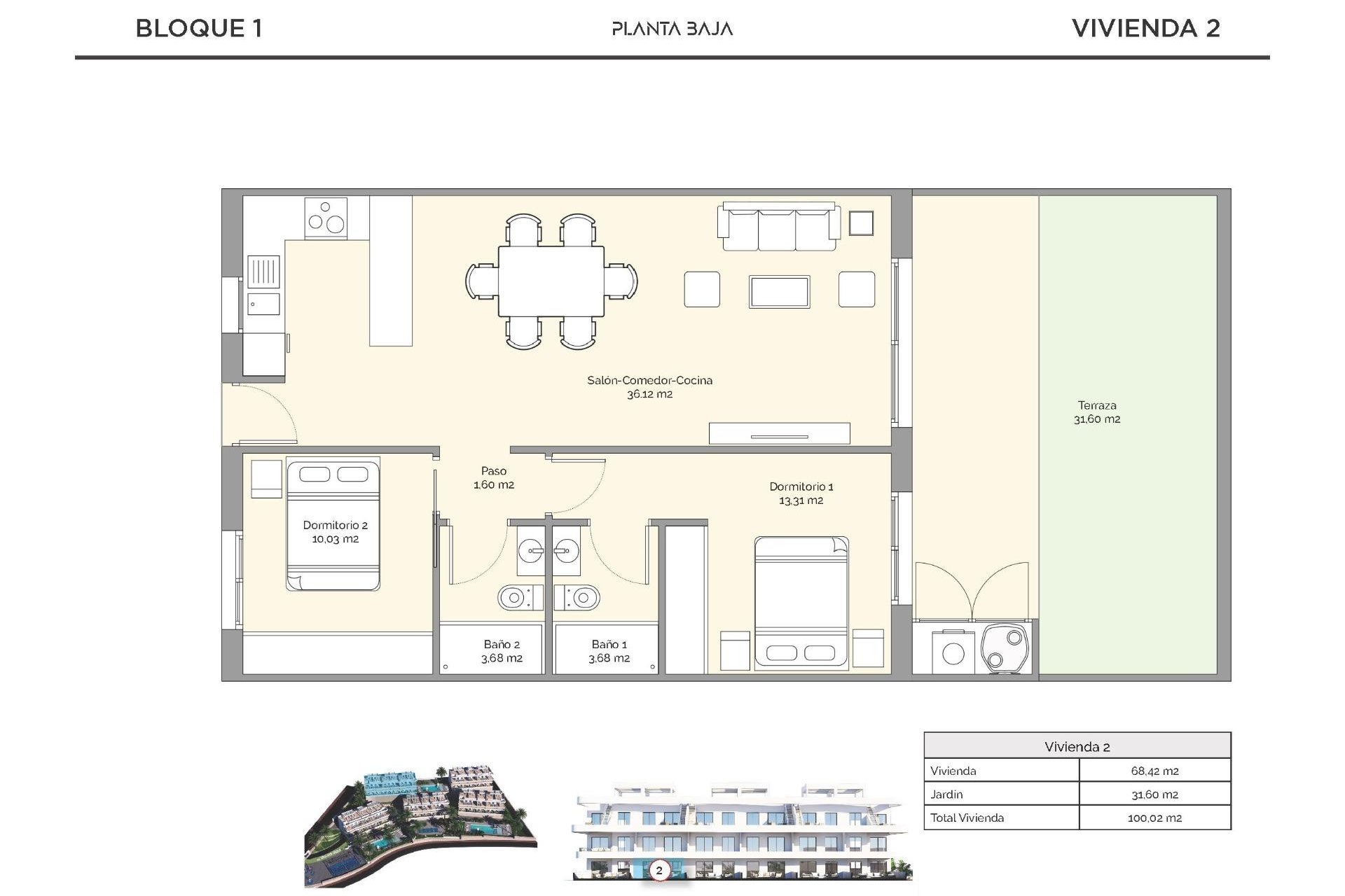 New Build - Apartment -
Finestrat - Puig Campana Golf