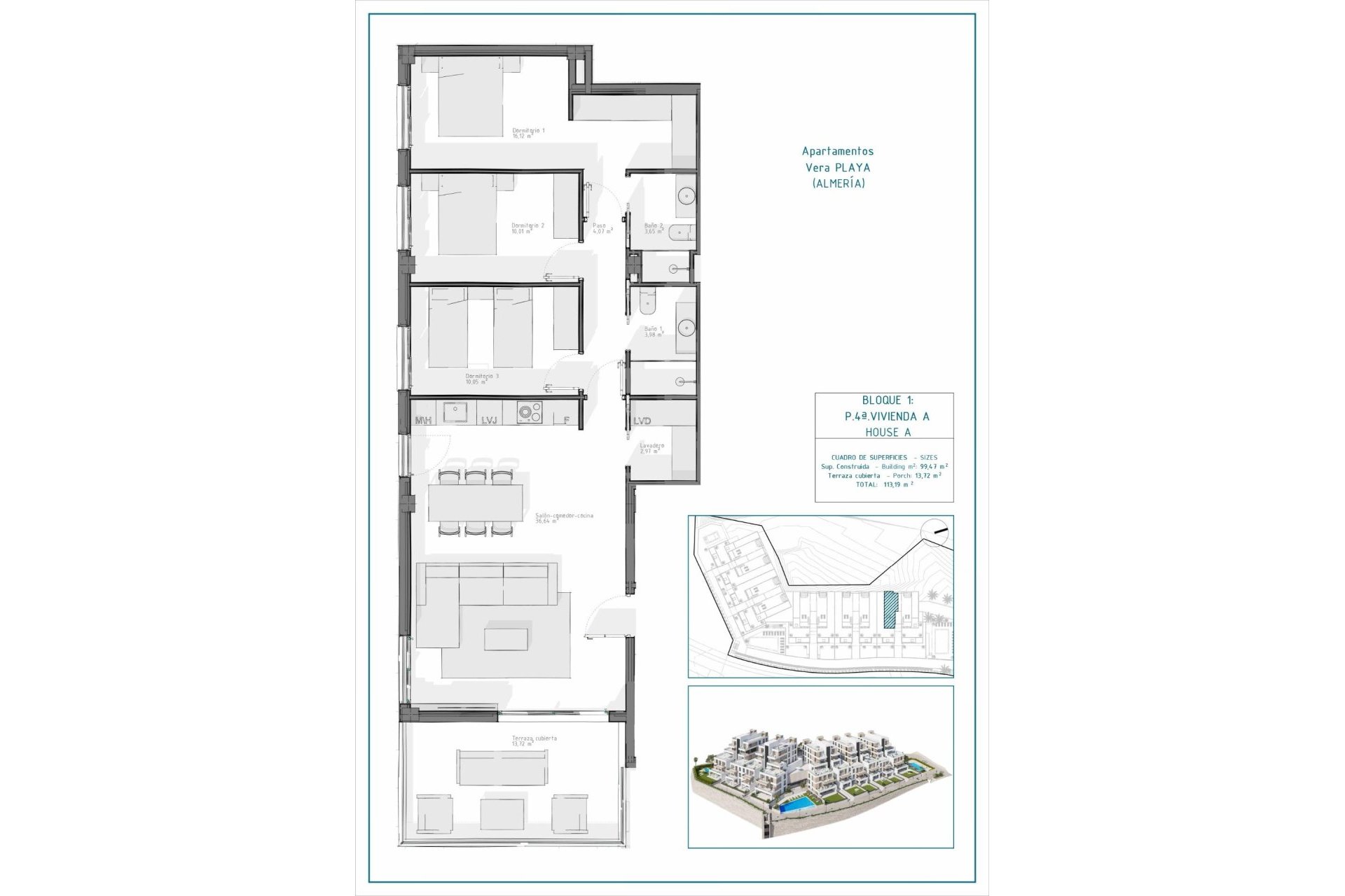 New Build - Apartment -
Vera - Pueblo Salinas