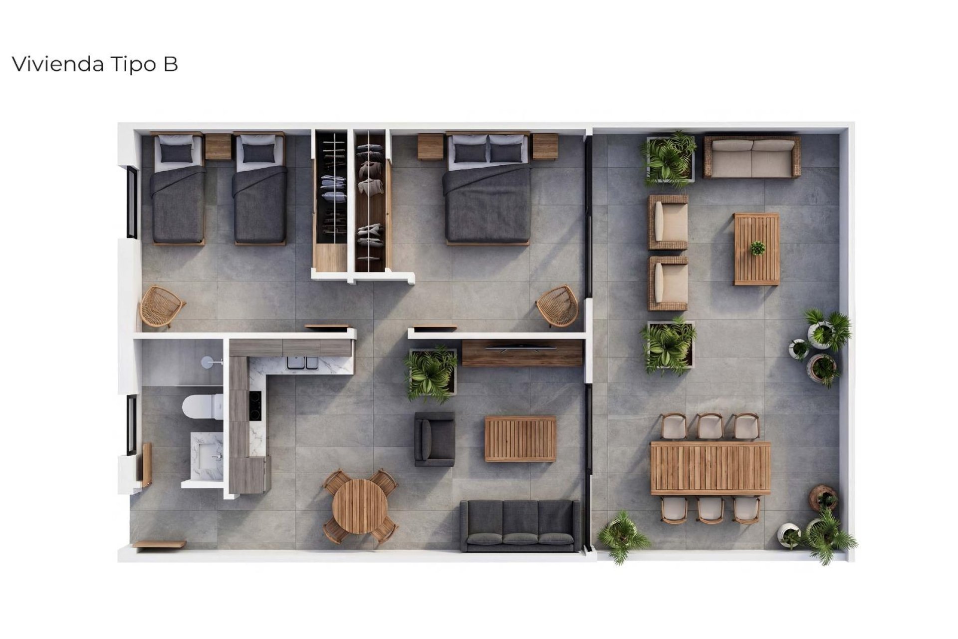 New Build - Apartment -
Vera - Vera Playa