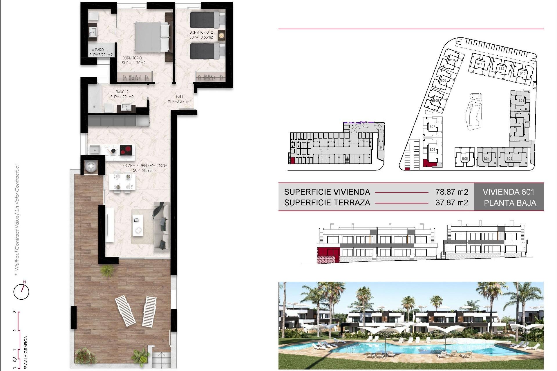 New Build - Bungalow -
Ciudad Quesada - Lo Marabú