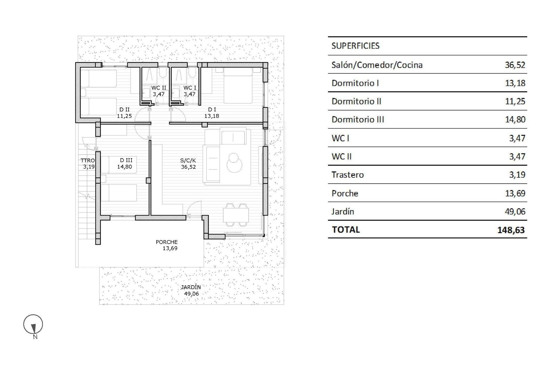 New Build - Bungalow -
San Miguel de Salinas - Pueblo