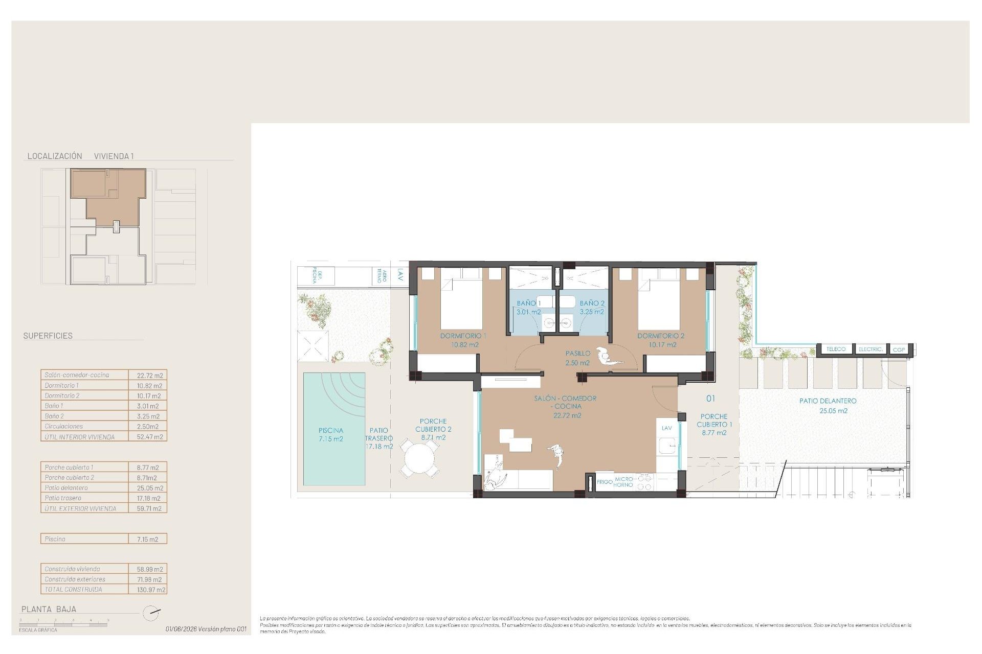 New Build - Bungalow -
San Pedro del Pinatar - Molino de Chirrete