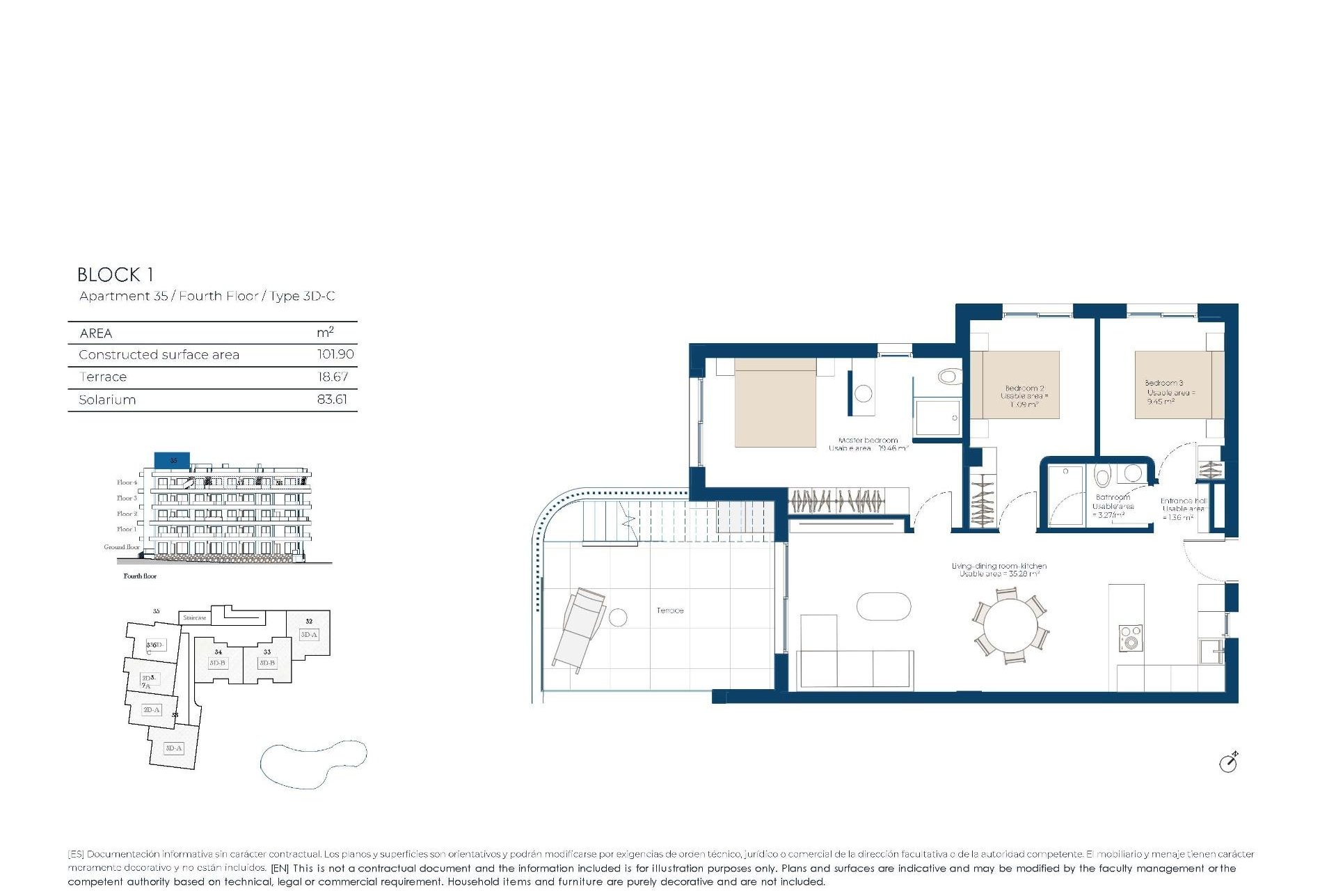 New Build - Penthouse -
Banos y Mendigo - El Valle Golf