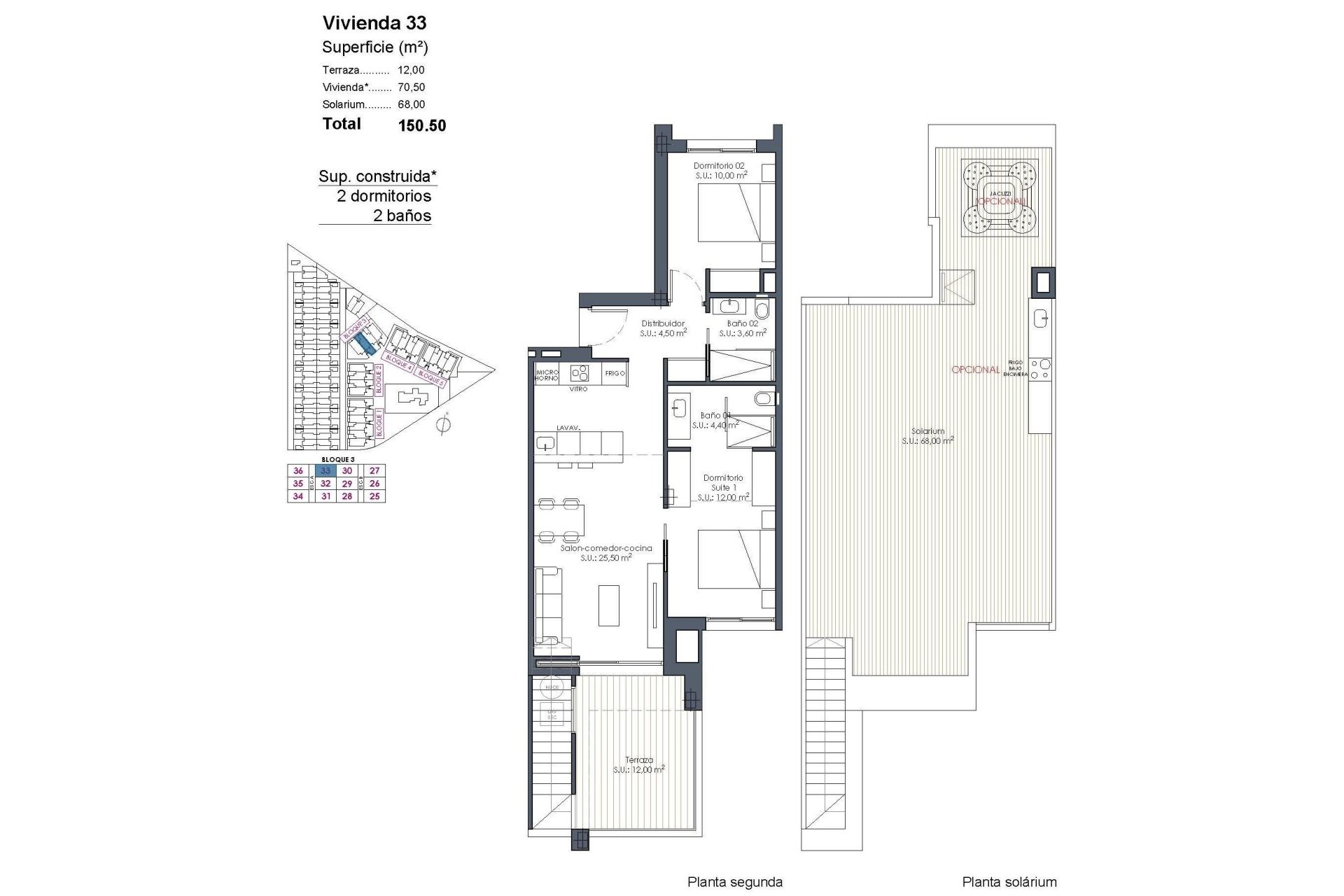 New Build - Penthouse -
Los Alcazares - Serena Golf
