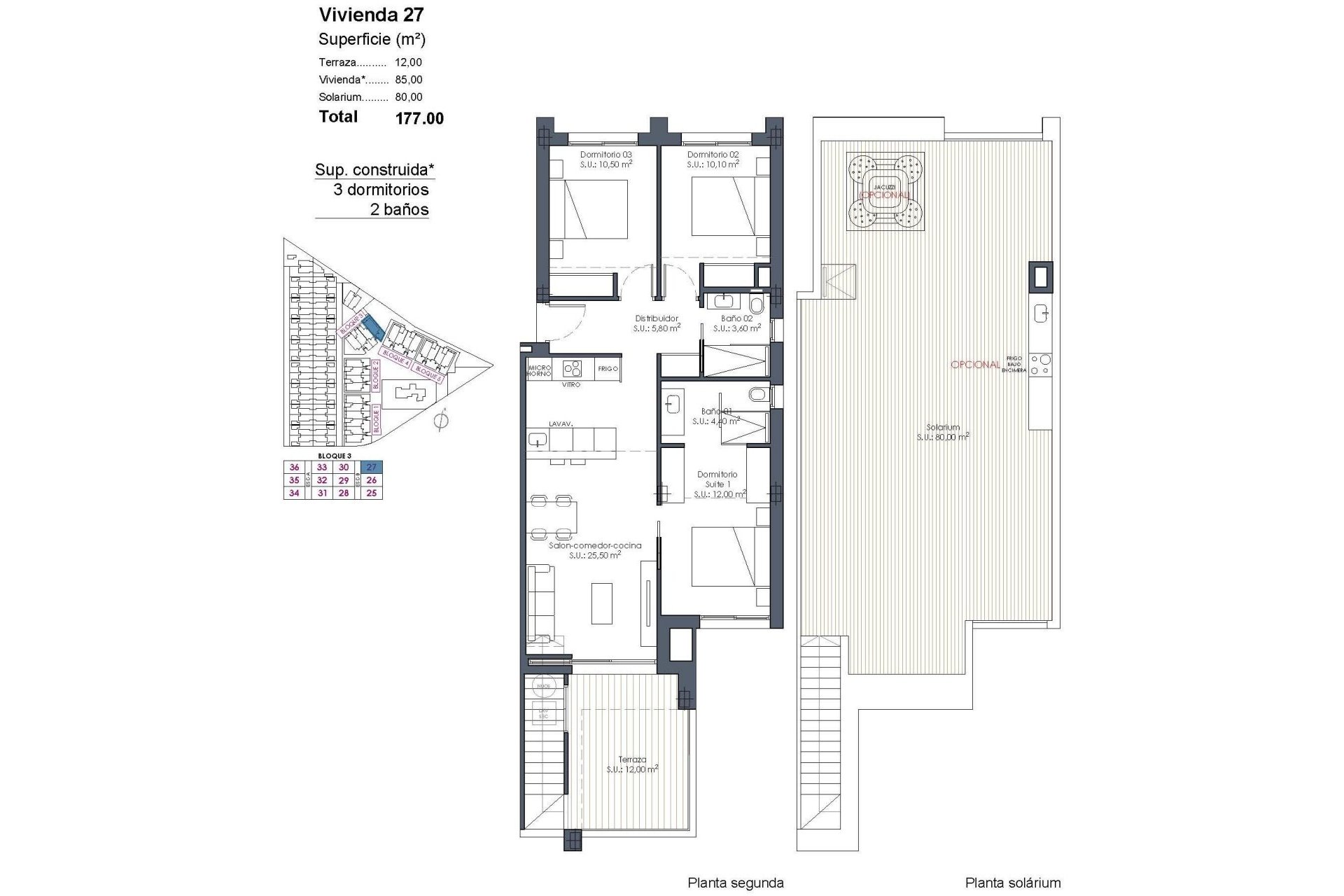 New Build - Penthouse -
Los Alcazares - Serena Golf