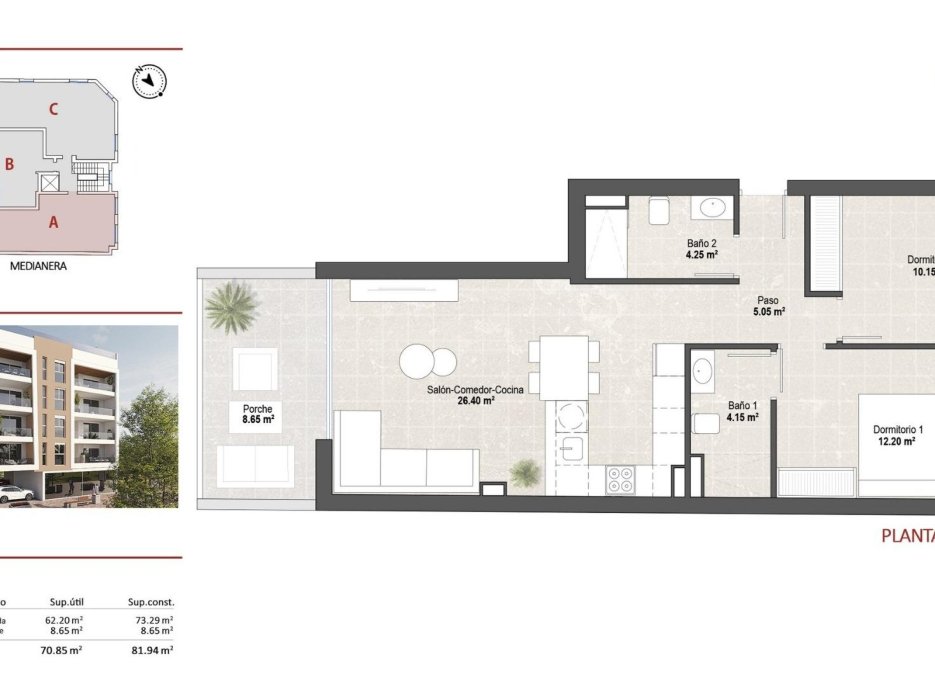 New Build - Penthouse -
San Pedro del Pinatar - Lo Pagan