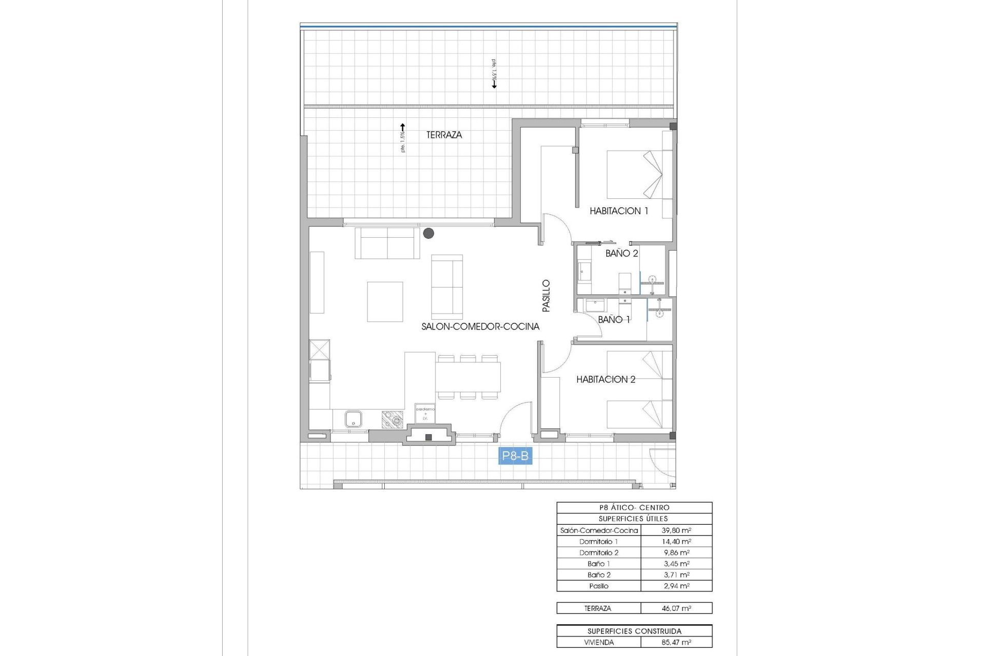 New Build - Penthouse -
Villajoyosa - Cala de Finestrat