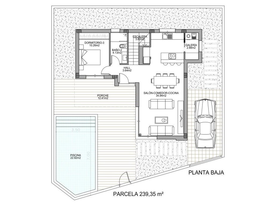 New Build - Villa -
Benijofar - Polideportivo