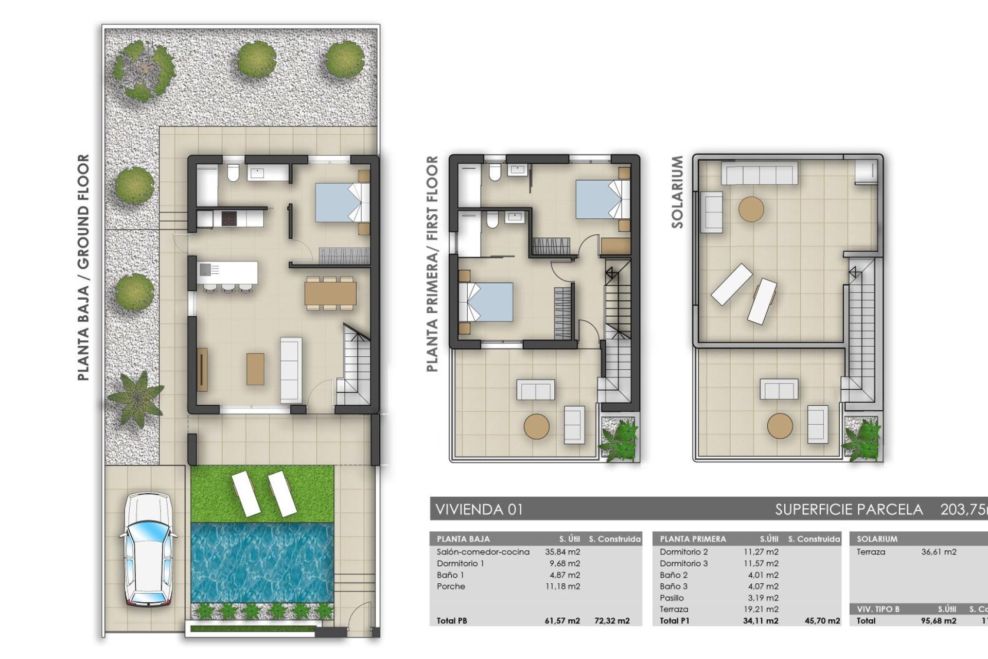 New Build - Villa -
Pilar de la Horadada - Polideportivo