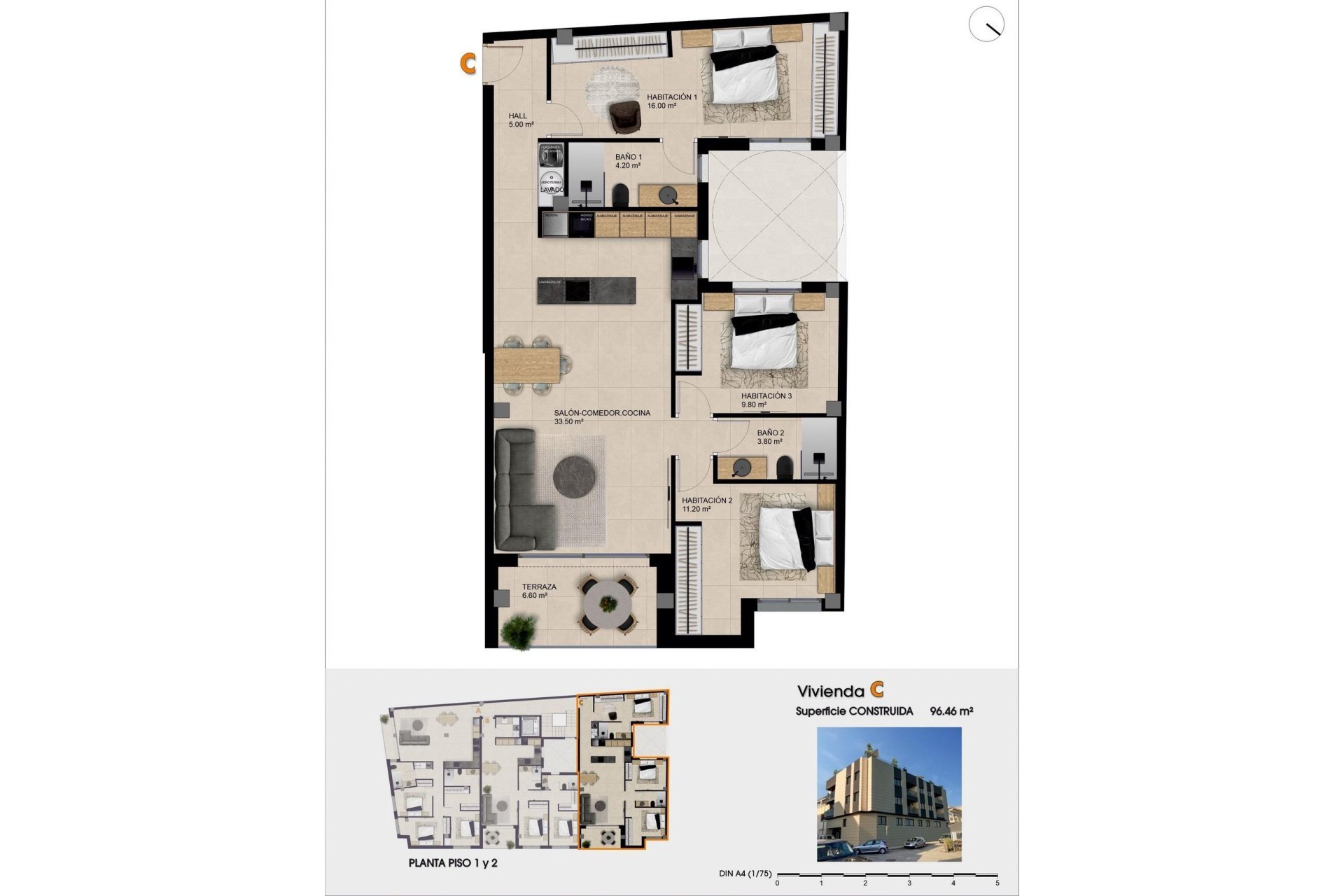 Nowy budynek - Apartment -
Catral - pueblo