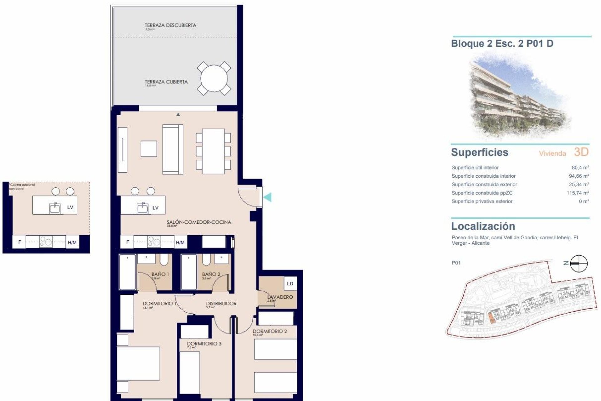 Nowy budynek - Apartment -
Denia - Playa de La Almadraba