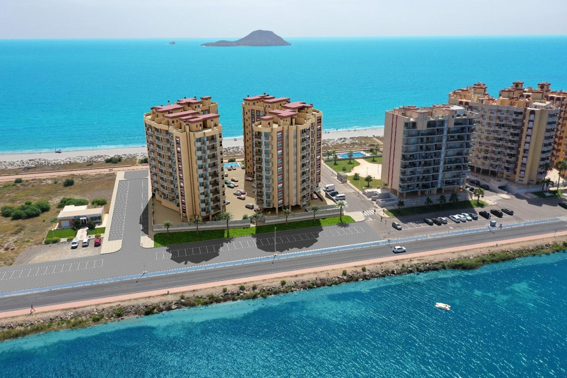 Nowy budynek - Apartment -
La Manga del Mar Menor - La Manga