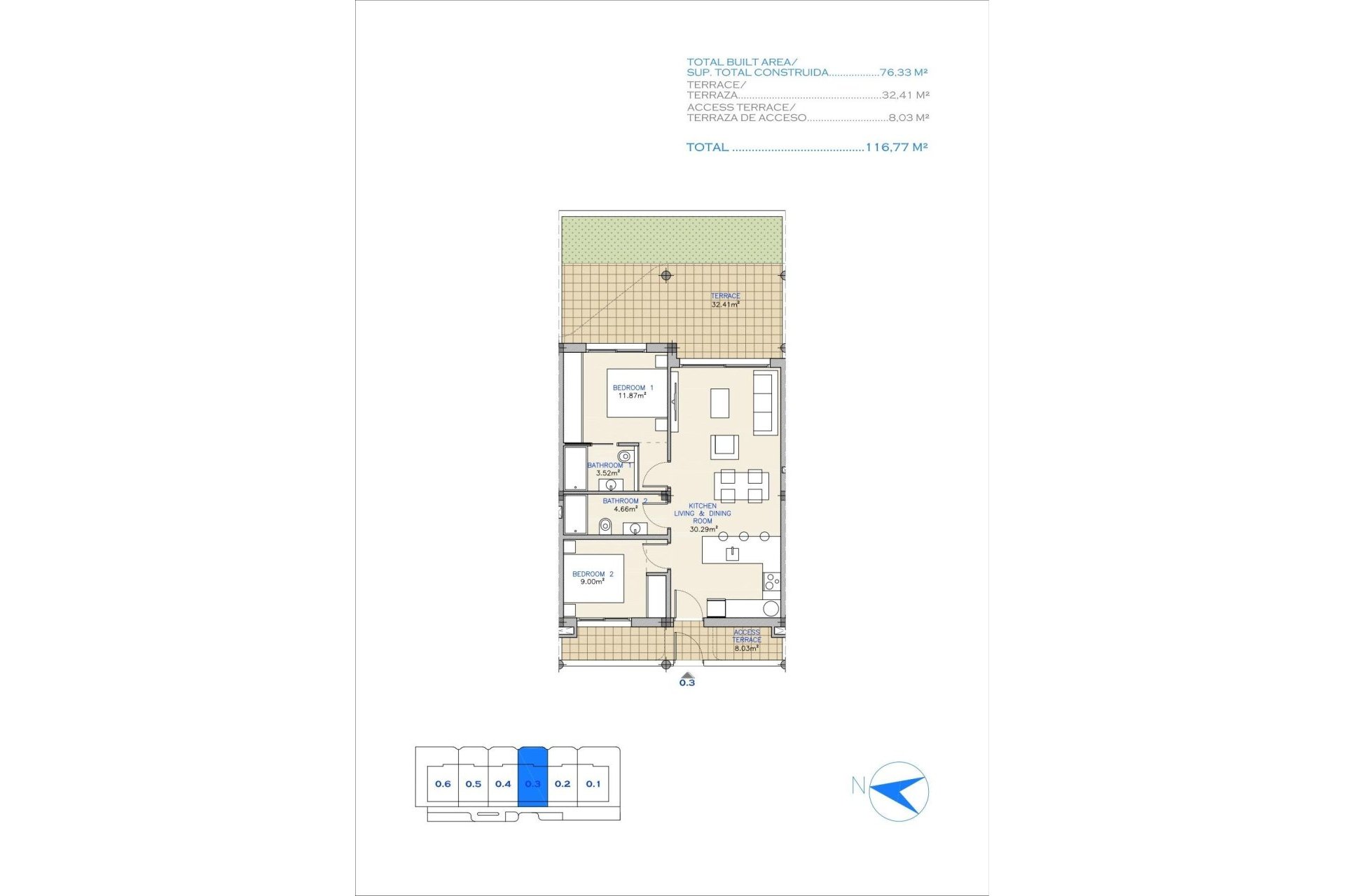 Nowy budynek - Apartment -
Los Alcazares - Serena Golf