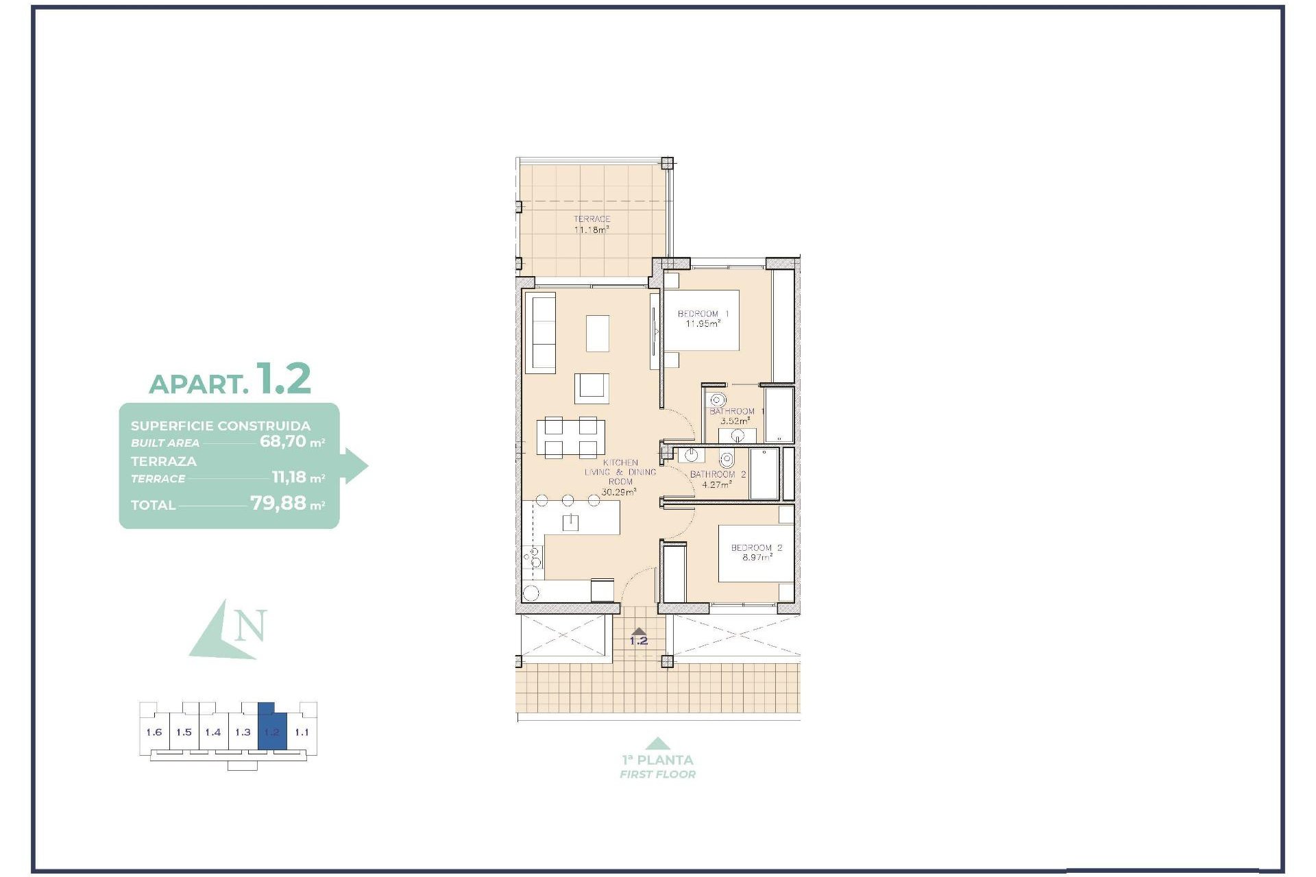 Nowy budynek - Apartment -
Los Alcazares - Serena Golf