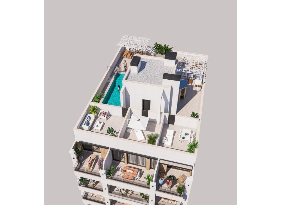 Nowy budynek - Apartment -
Torrevieja - Playa de El Cura