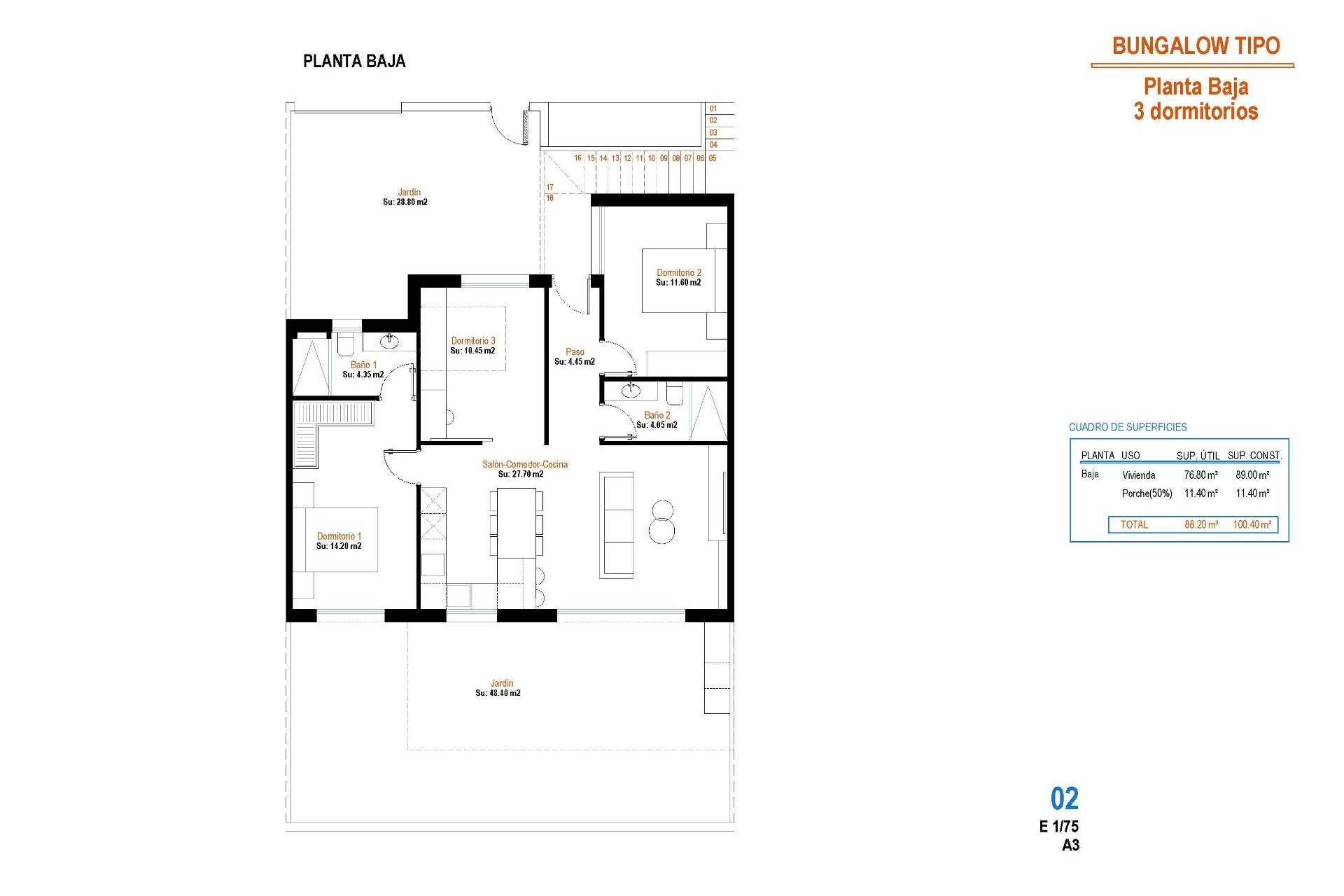 Nowy budynek - Bungalowy -
Alhama De Murcia - Condado De Alhama