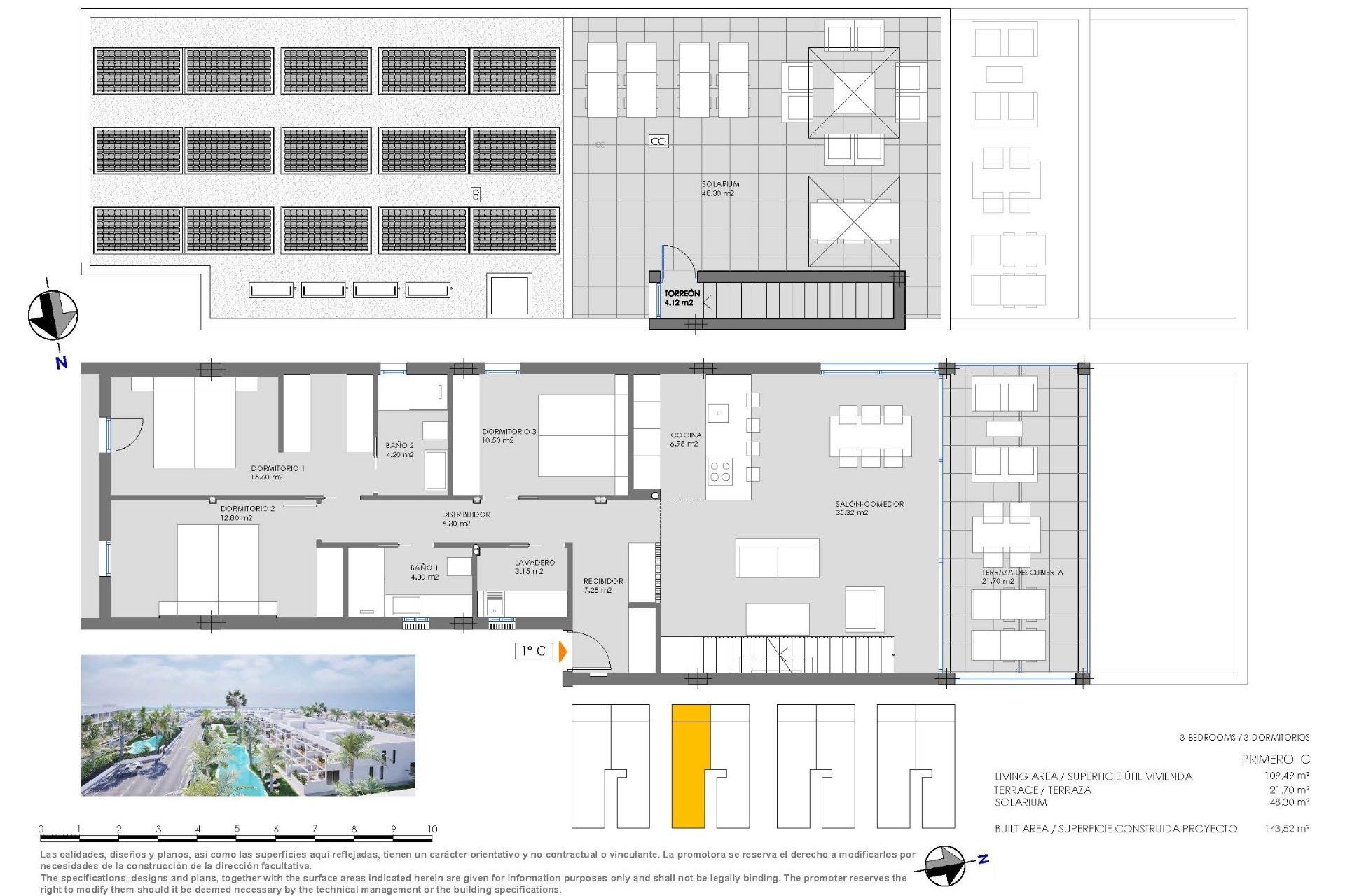 Nowy budynek - Bungalowy -
Cartagena - Mar De Cristal