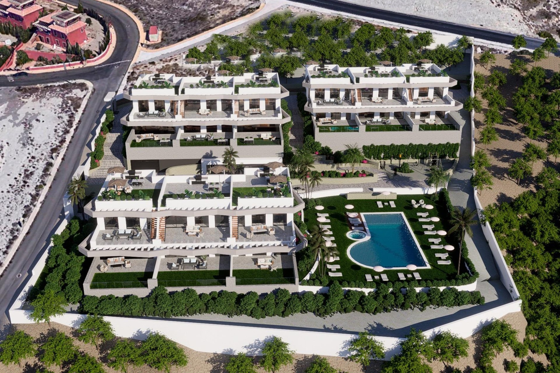 Nowy budynek - Bungalowy -
Finestrat - Balcón De Finestrat