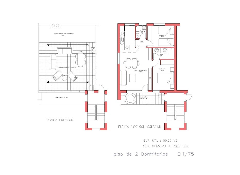 Nowy budynek - Bungalowy -
Fuente Álamo - La Pinilla