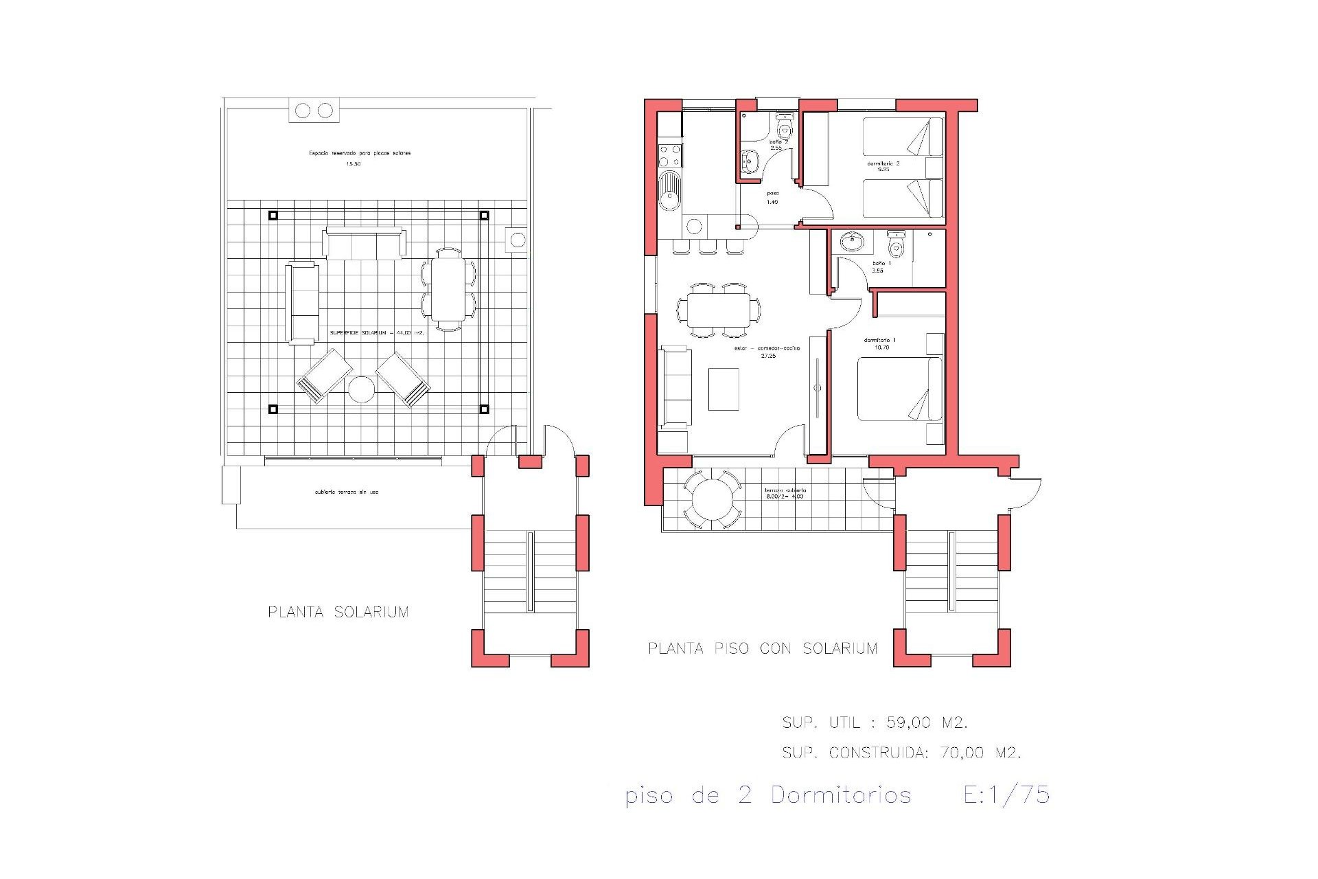 Nowy budynek - Bungalowy -
Fuente Álamo - La Pinilla