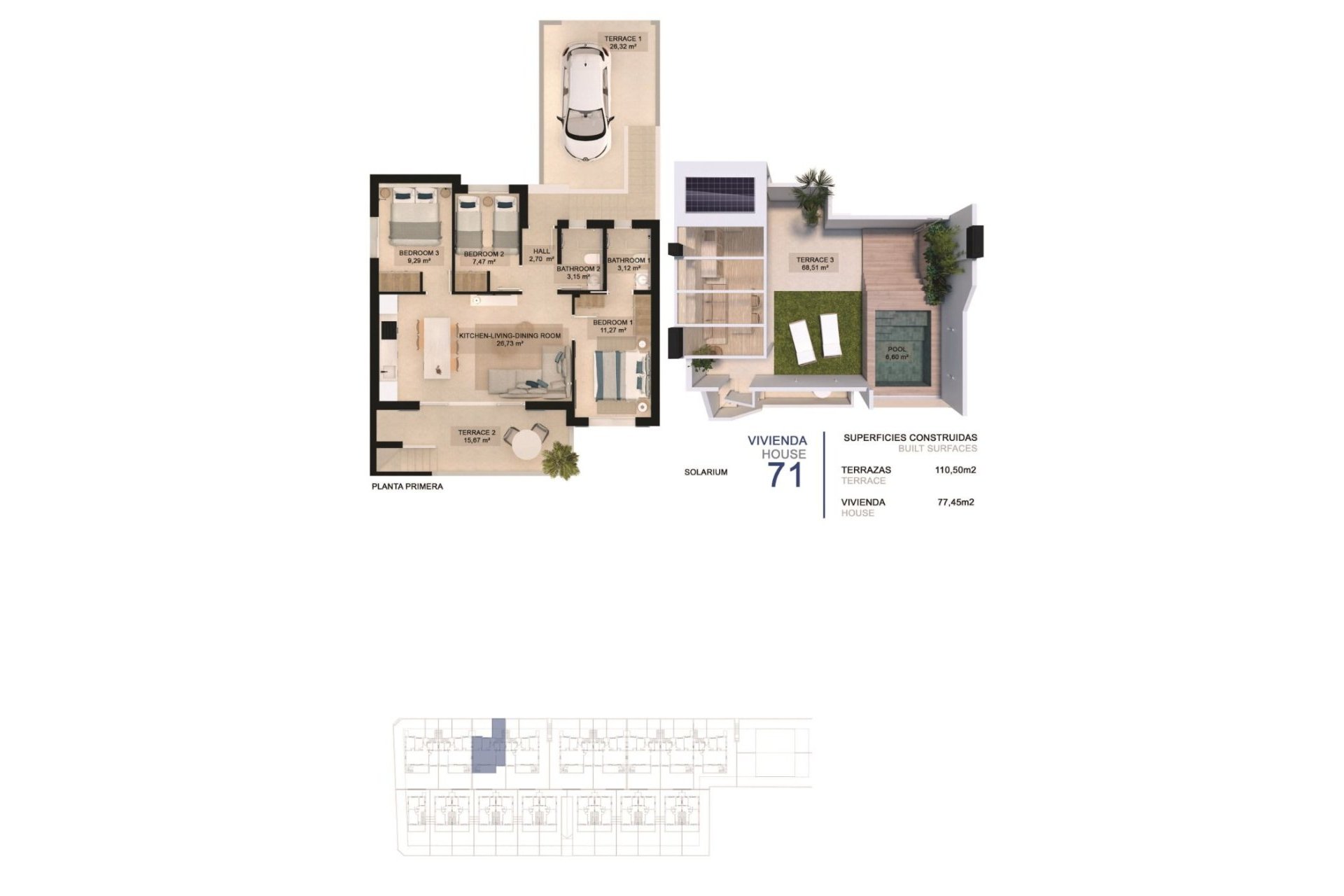 Nowy budynek - Bungalowy -
Pilar de la Horadada - La Torre De La Horadada