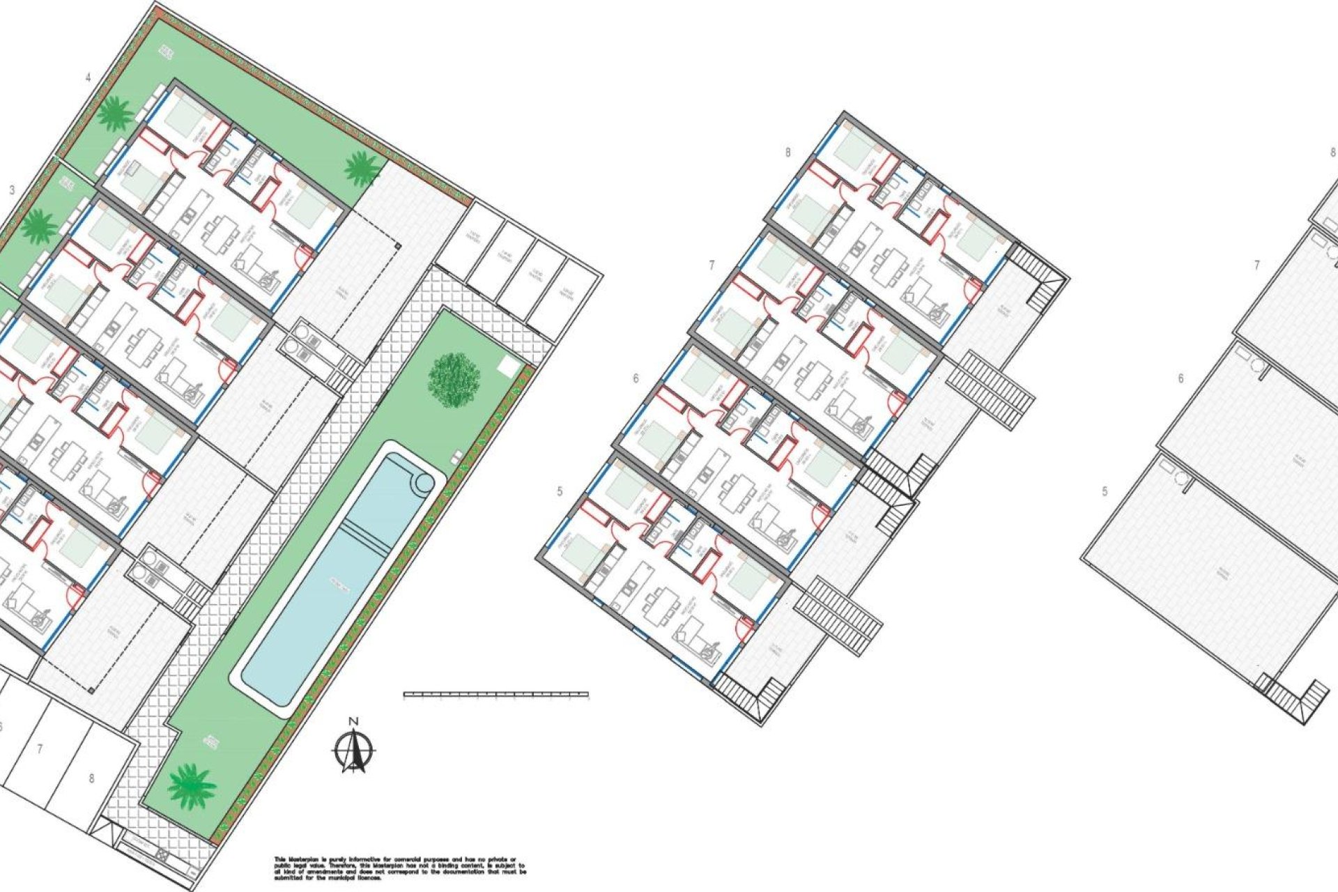 Nowy budynek - Bungalowy -
Pilar de la Horadada - Parque del Mediterraneo