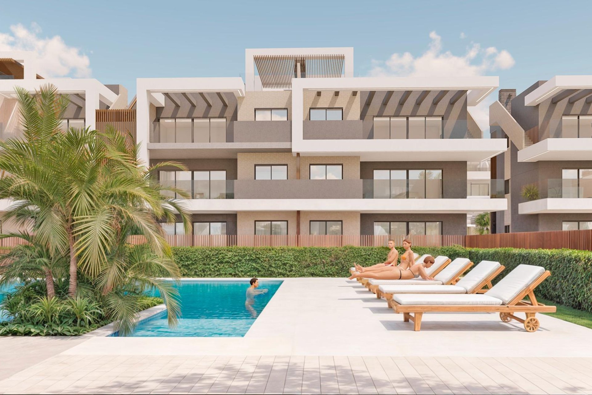 Nowy budynek - Bungalowy -
Pilar de la Horadada - Playa de las Higuericas
