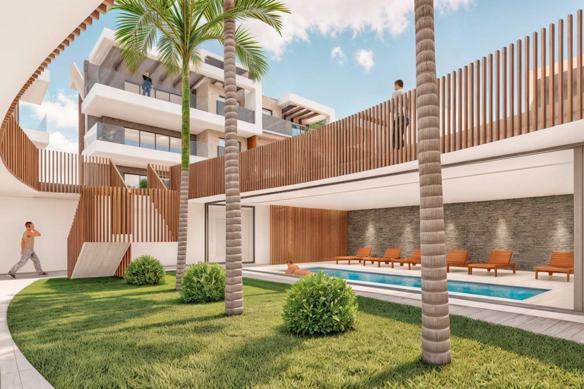 Nowy budynek - Bungalowy -
Pilar de la Horadada - Playa de las Higuericas