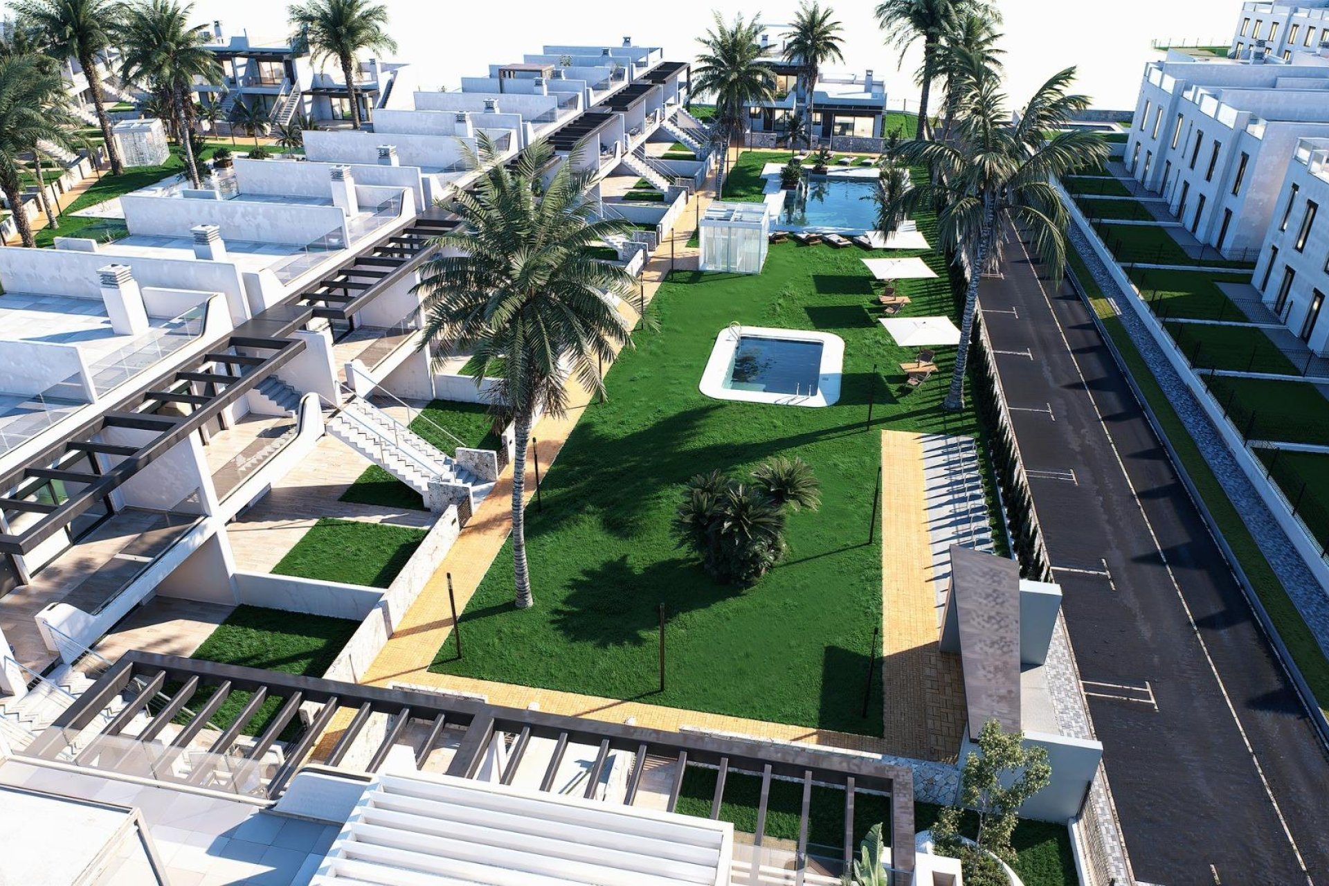 Nowy budynek - Bungalowy -
Pilar de la Horadada - pueblo