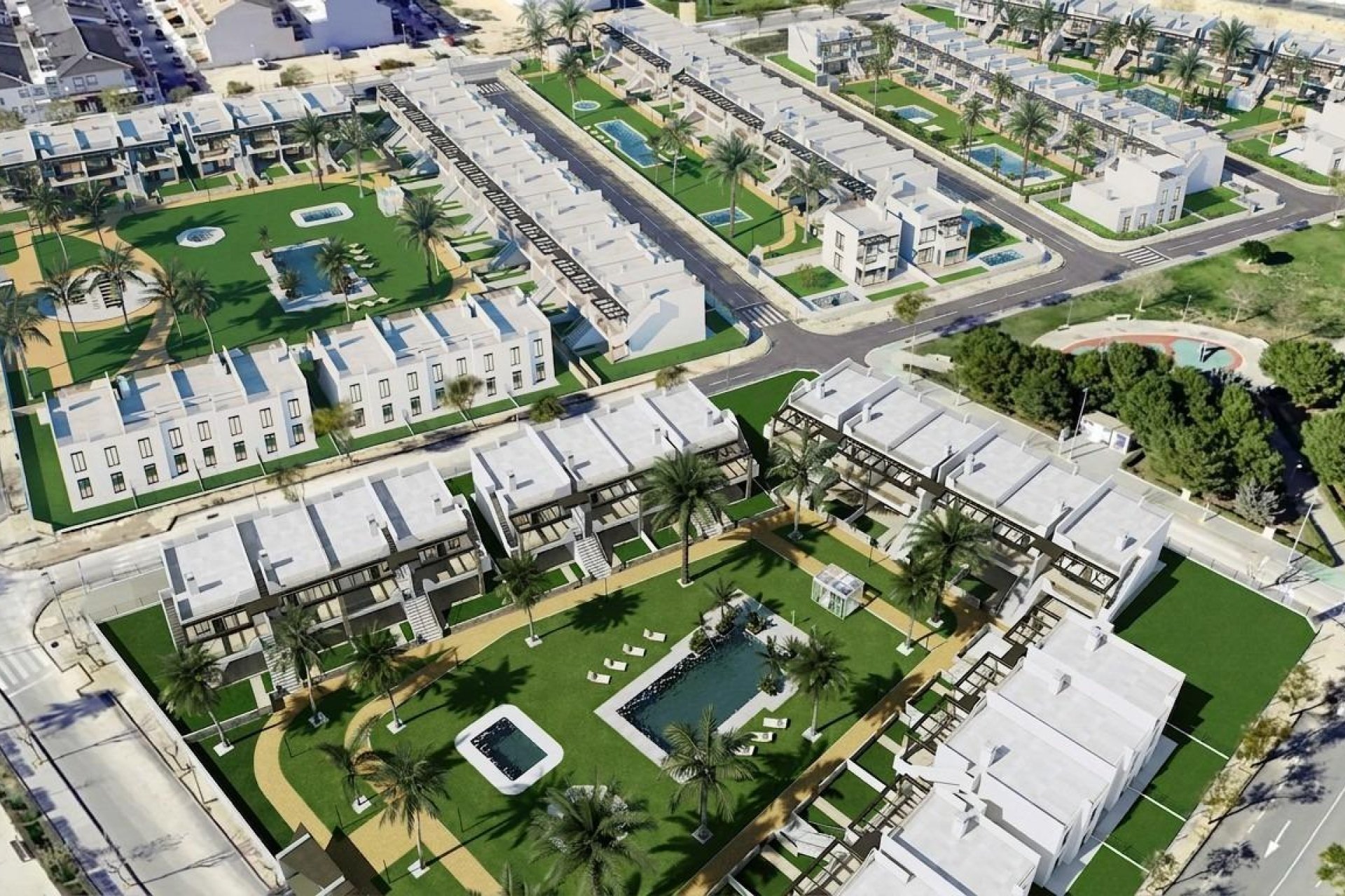 Nowy budynek - Bungalowy -
Pilar de la Horadada - pueblo