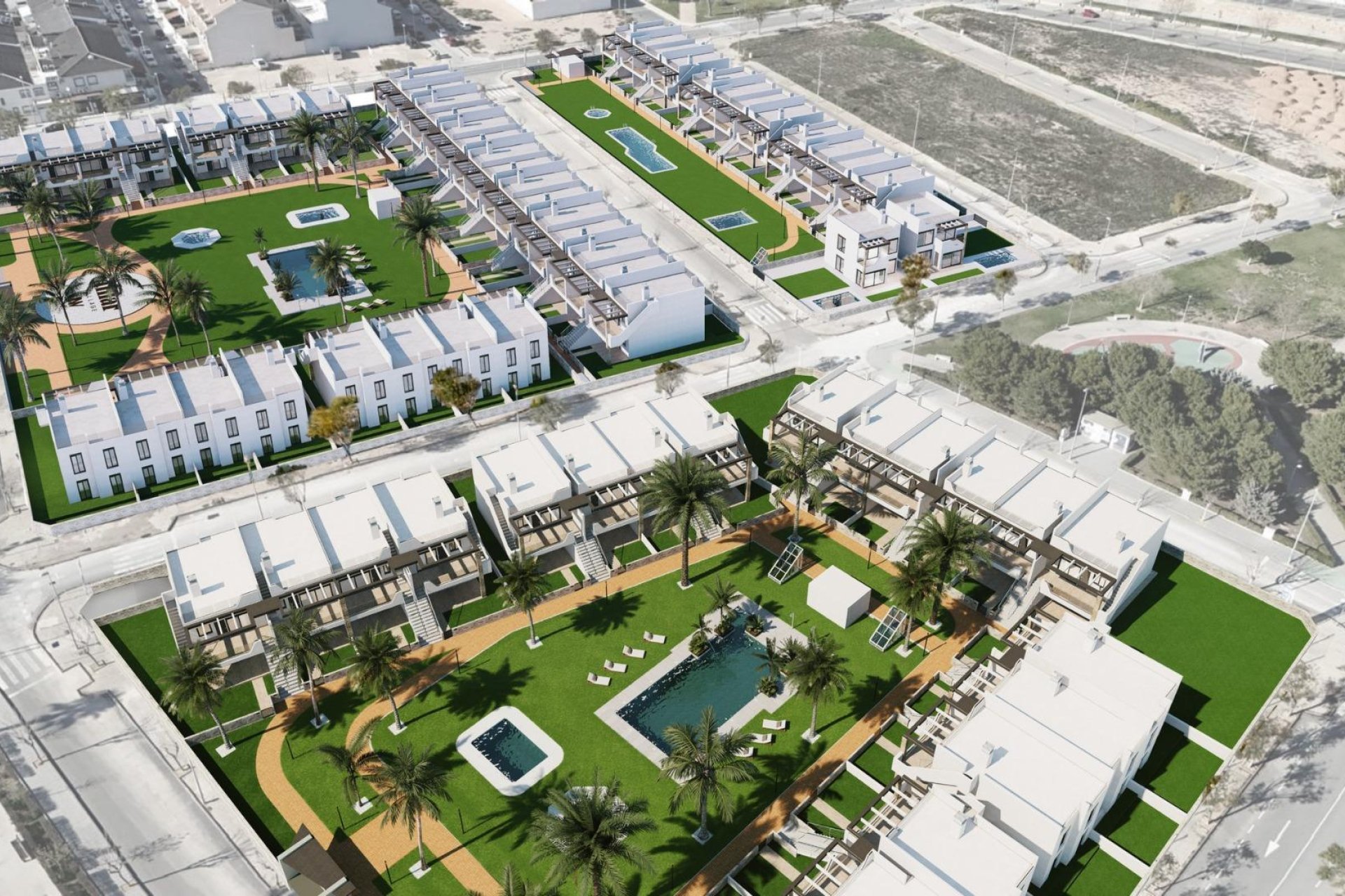 Nowy budynek - Bungalowy -
Pilar de la Horadada - pueblo