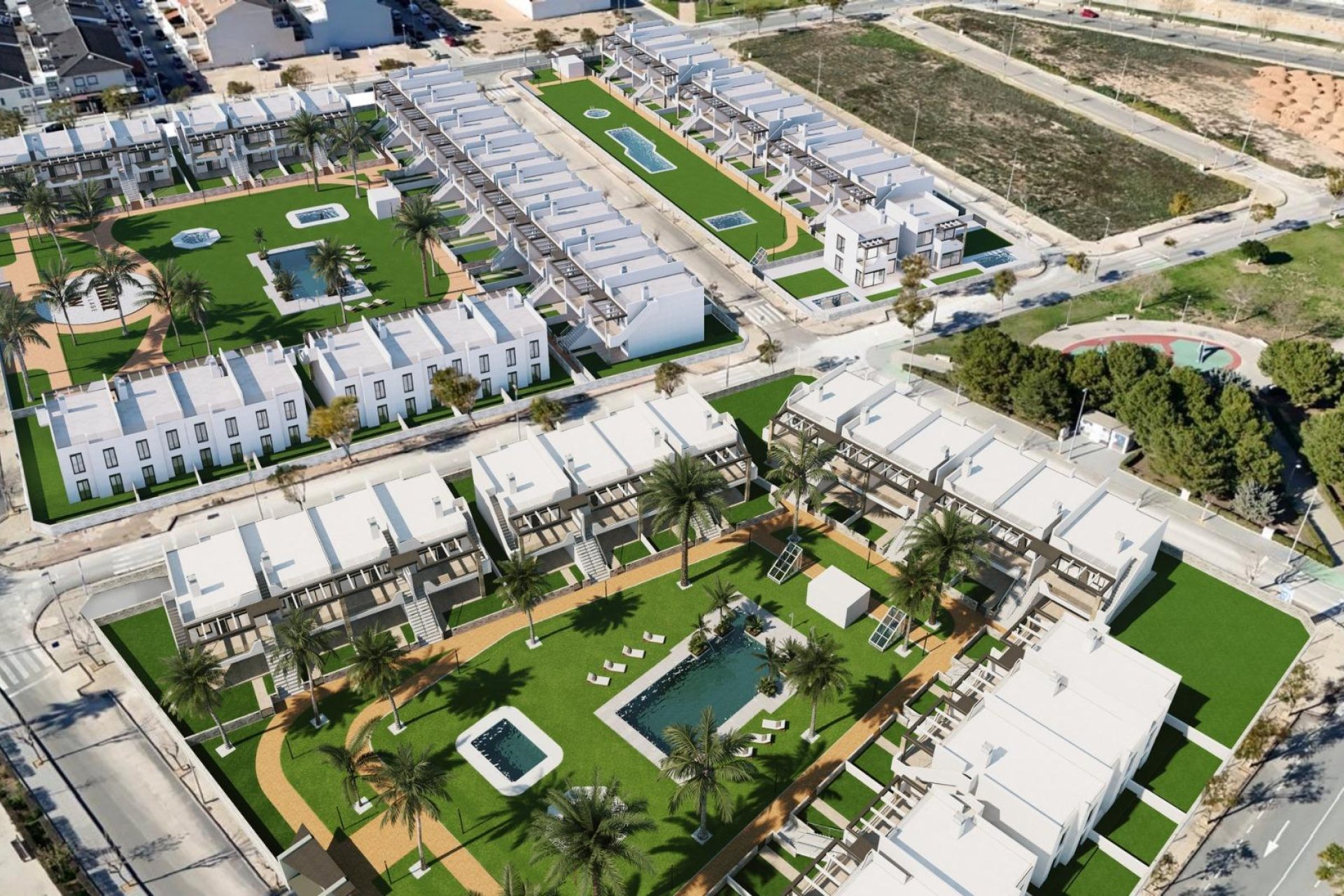 Nowy budynek - Bungalowy -
Pilar de la Horadada - pueblo