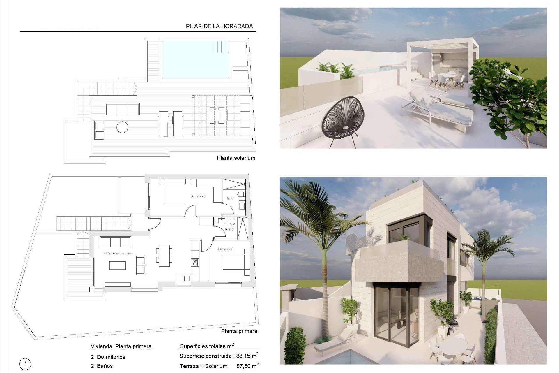 Nowy budynek - Bungalowy -
Pilar de la Horadada - pueblo