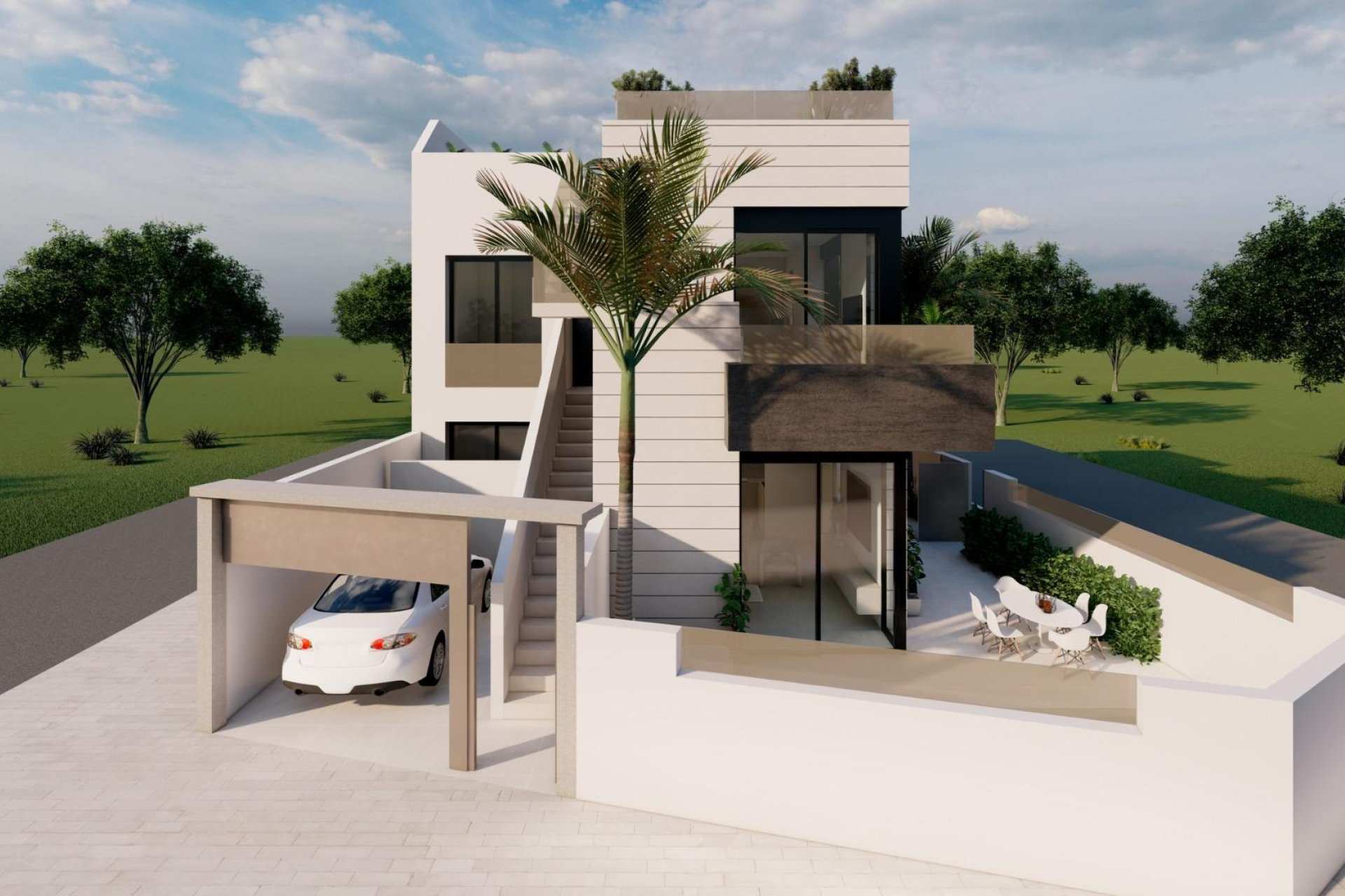 Nowy budynek - Bungalowy -
Pilar de la Horadada - pueblo