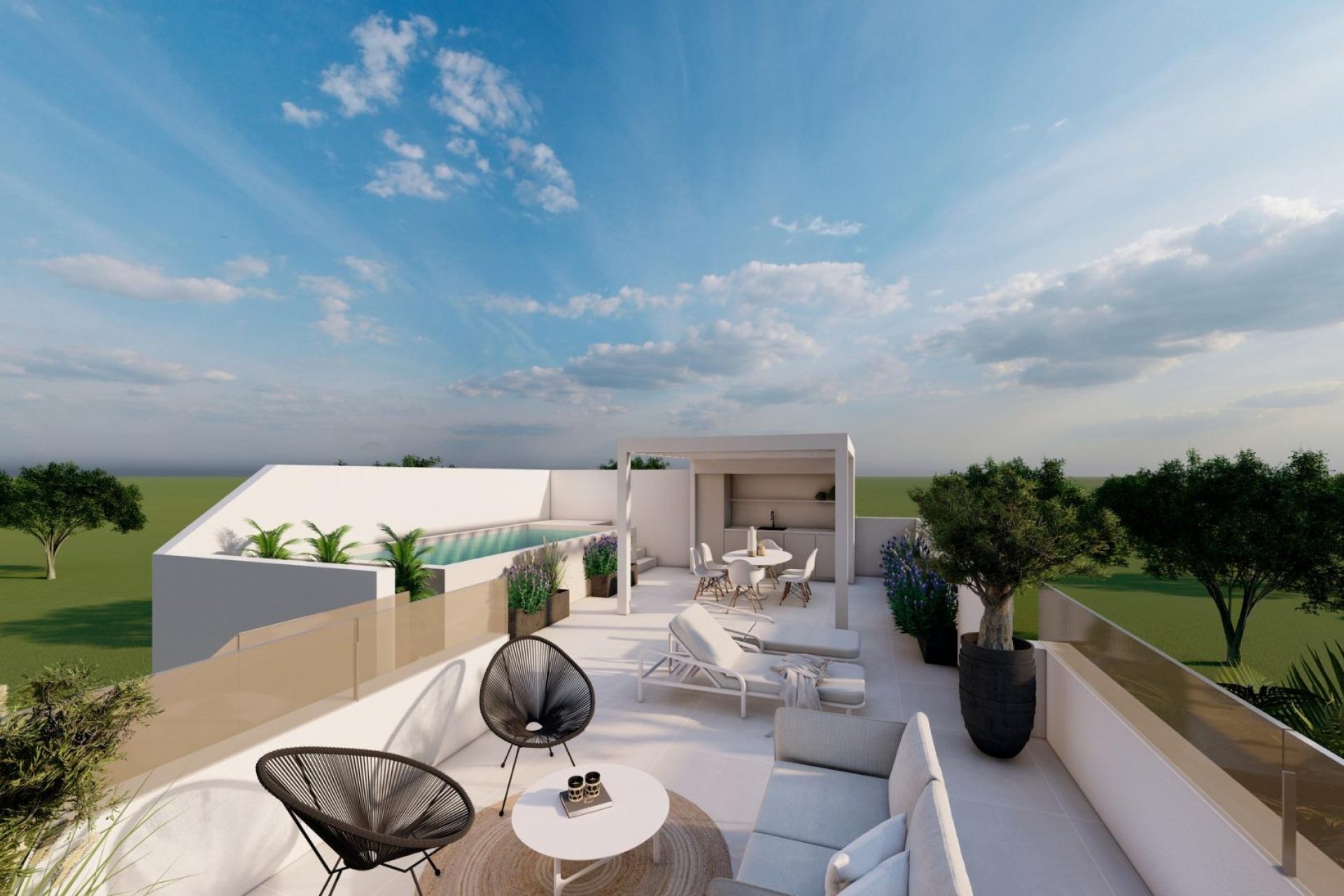 Nowy budynek - Bungalowy -
Pilar de la Horadada - pueblo