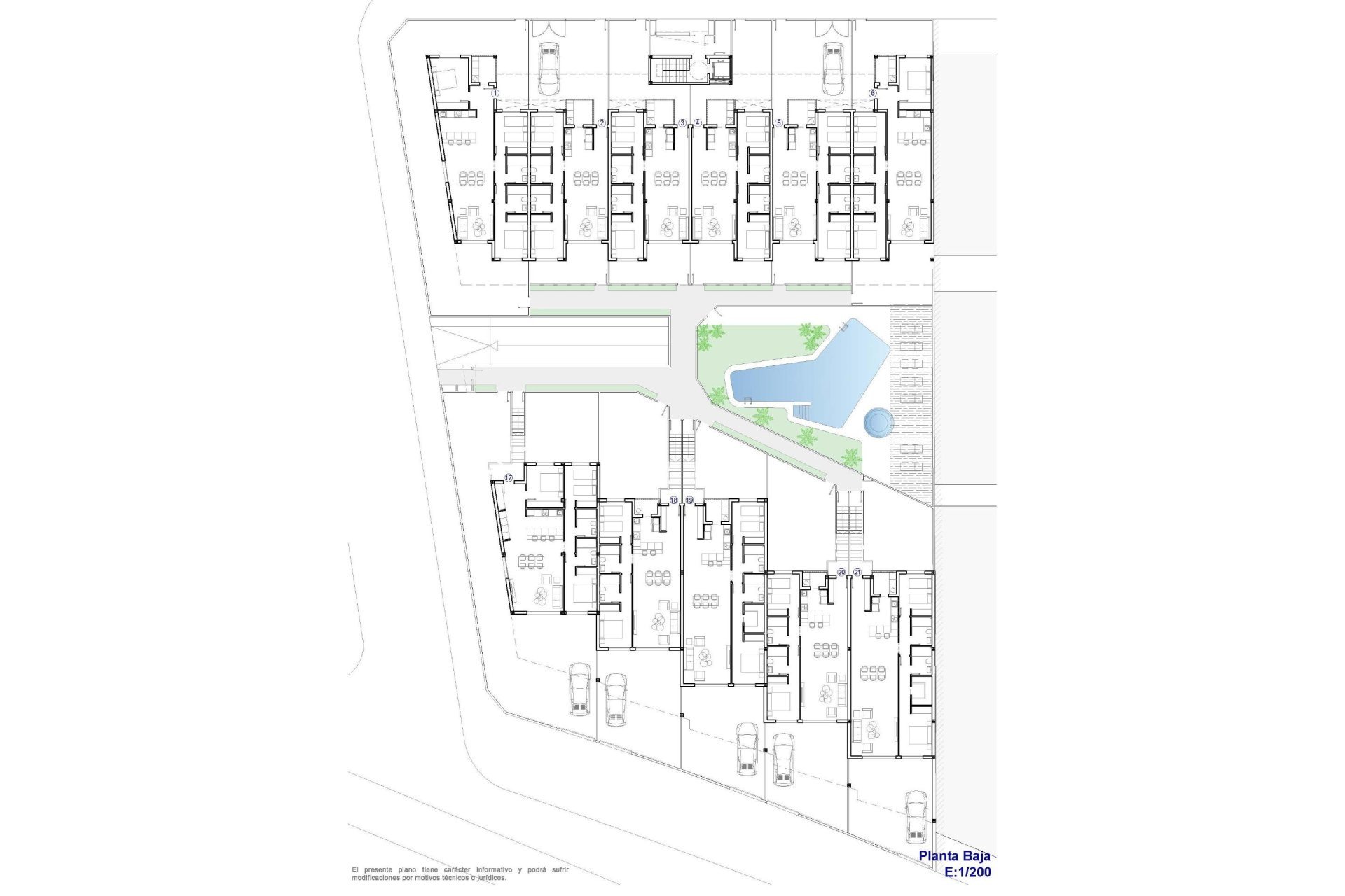 Nowy budynek - Bungalowy -
Pilar de la Horadada - pueblo