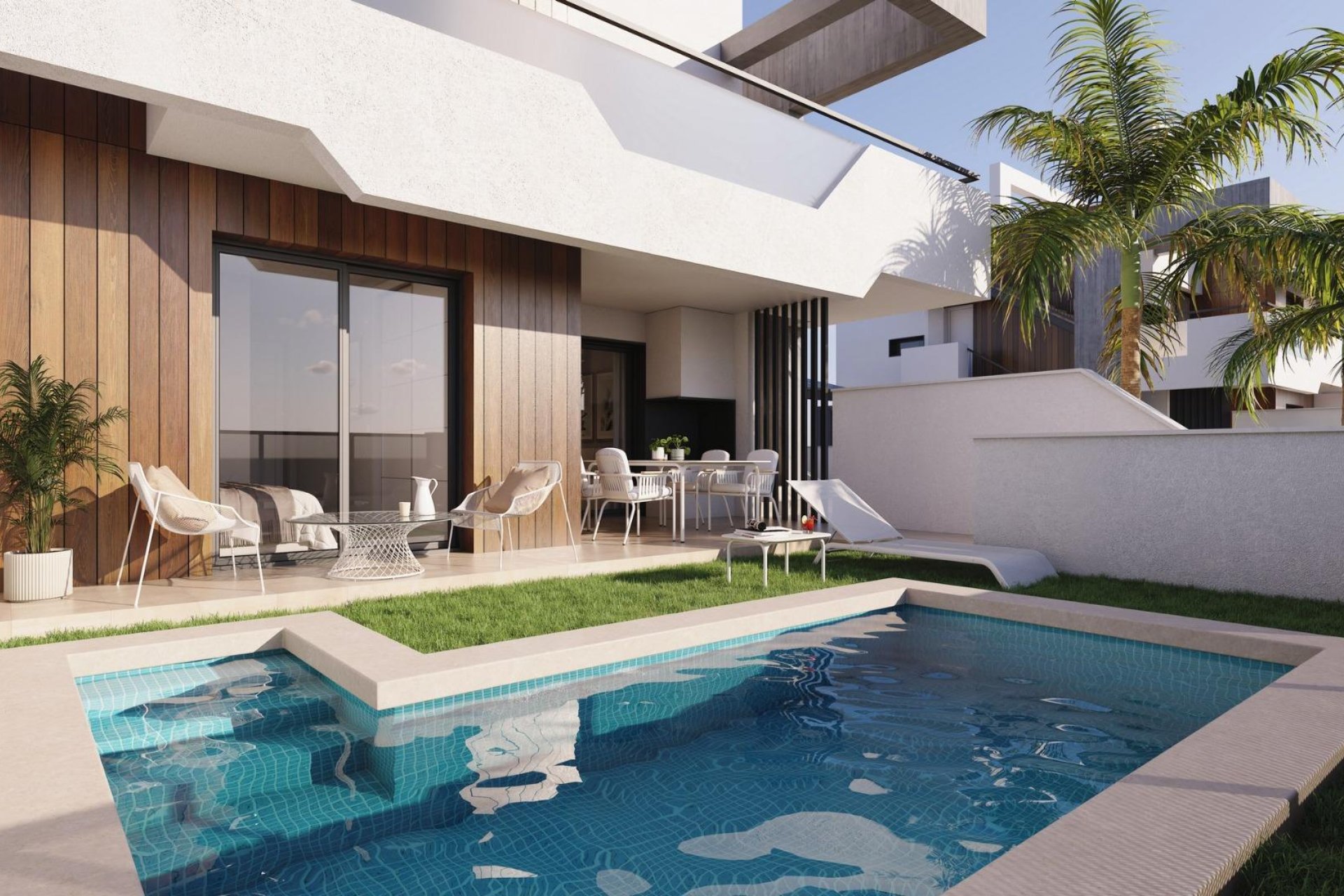 Nowy budynek - Bungalowy -
Puerto de Mazarron - Playa Negra