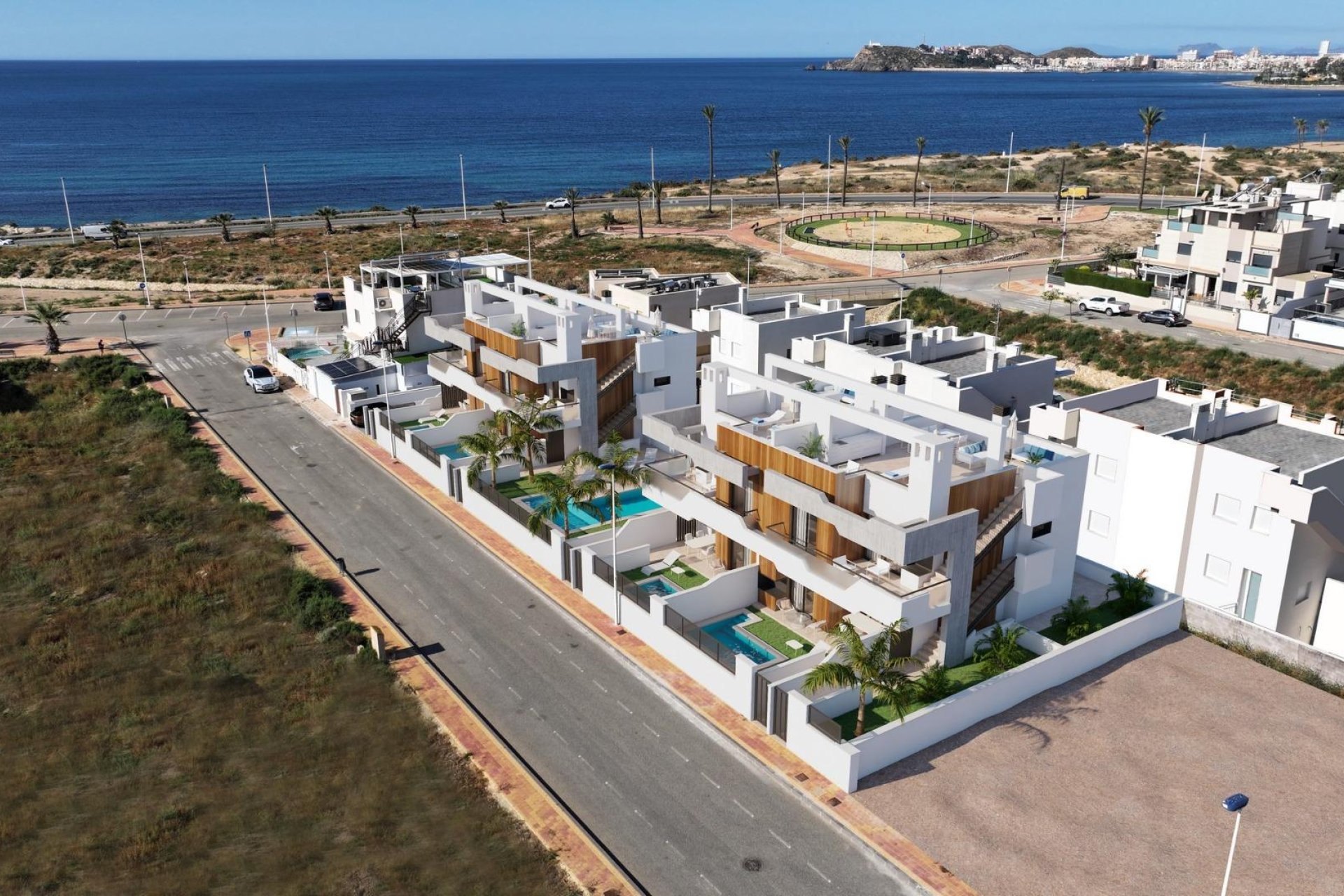 Nowy budynek - Bungalowy -
Puerto de Mazarron - Playa Negra