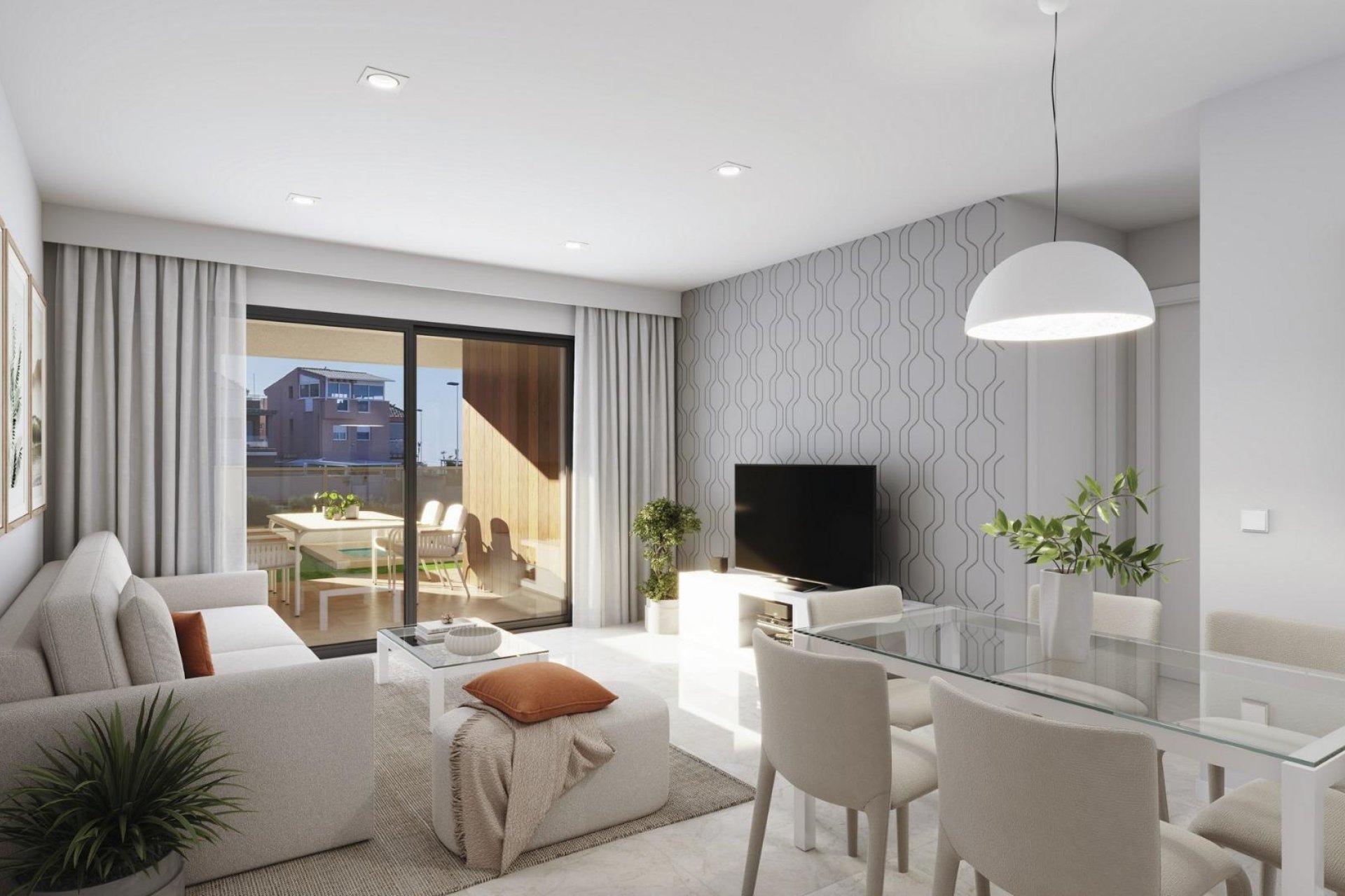 Nowy budynek - Bungalowy -
Puerto de Mazarron - Playa Negra