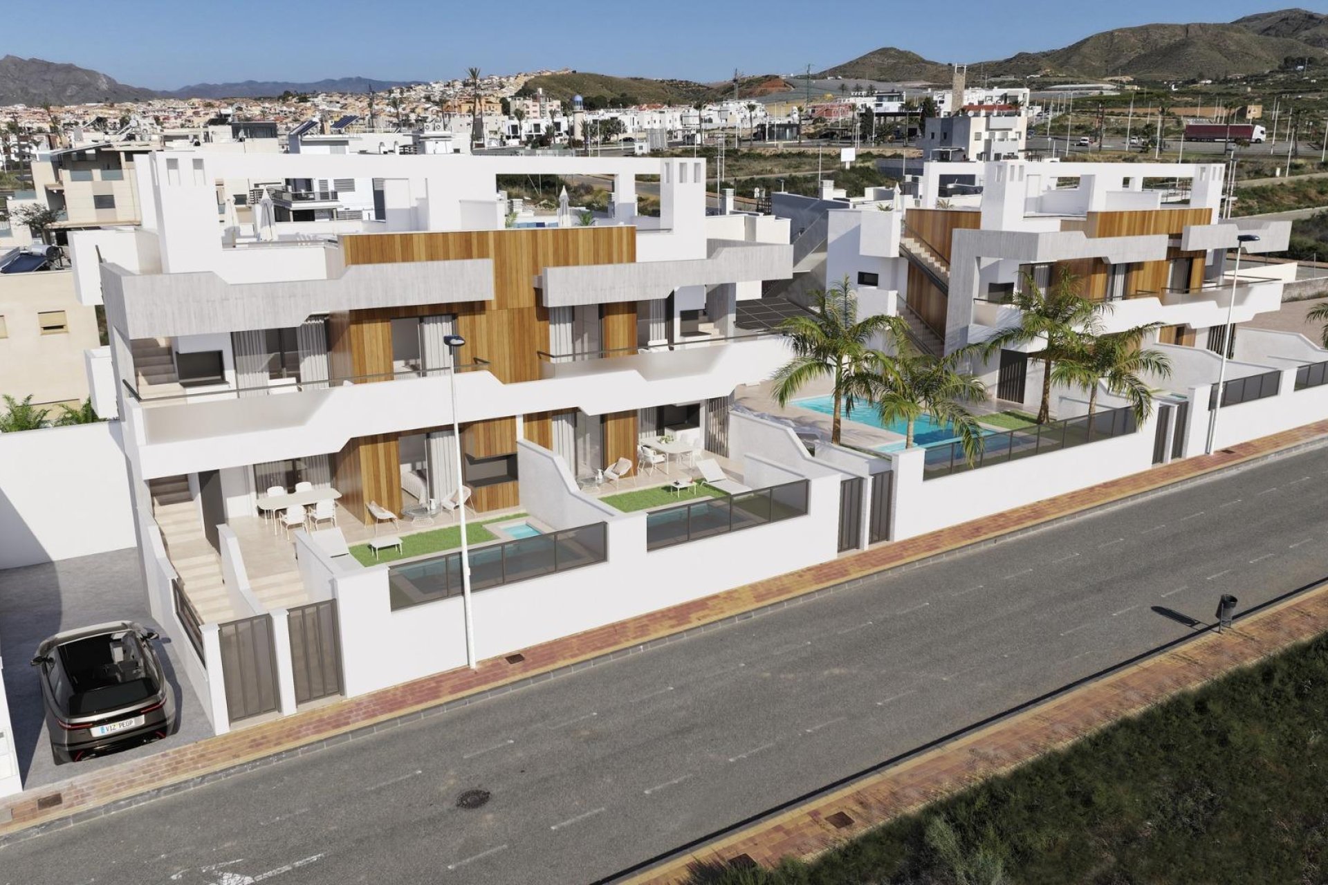 Nowy budynek - Bungalowy -
Puerto de Mazarron - Playa Negra