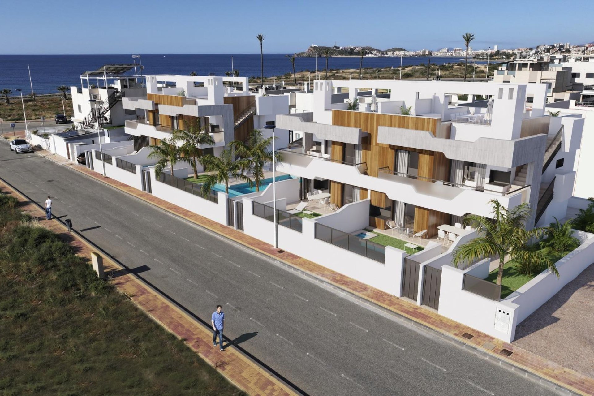 Nowy budynek - Bungalowy -
Puerto de Mazarron - Playa Negra