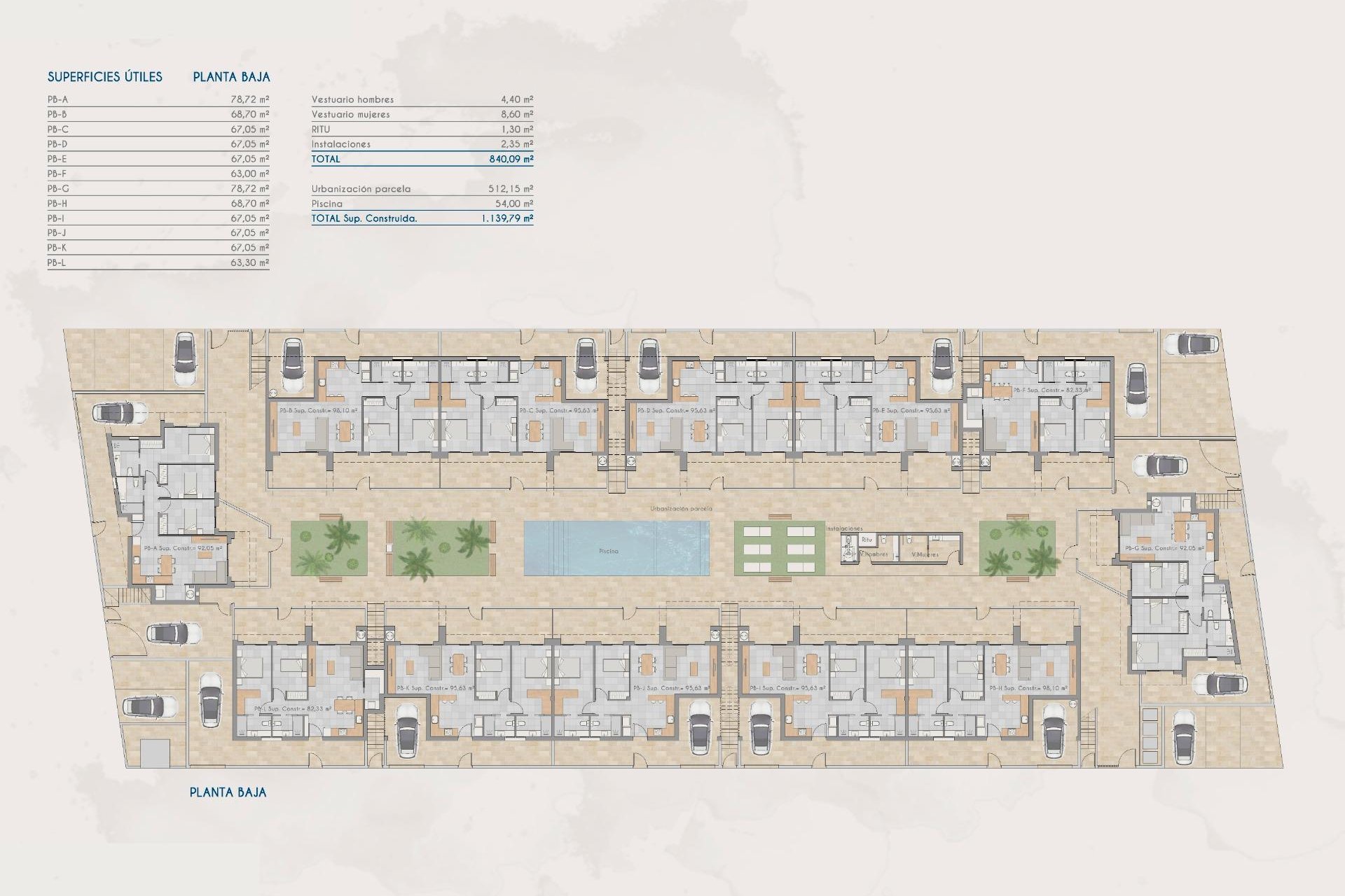 Nowy budynek - Bungalowy -
Torre Pacheco - Torrepacheco