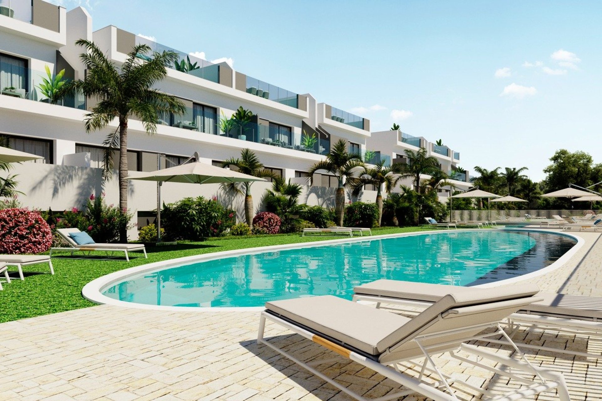 Nowy budynek - Bungalowy -
Torrevieja - Lago Jardín II