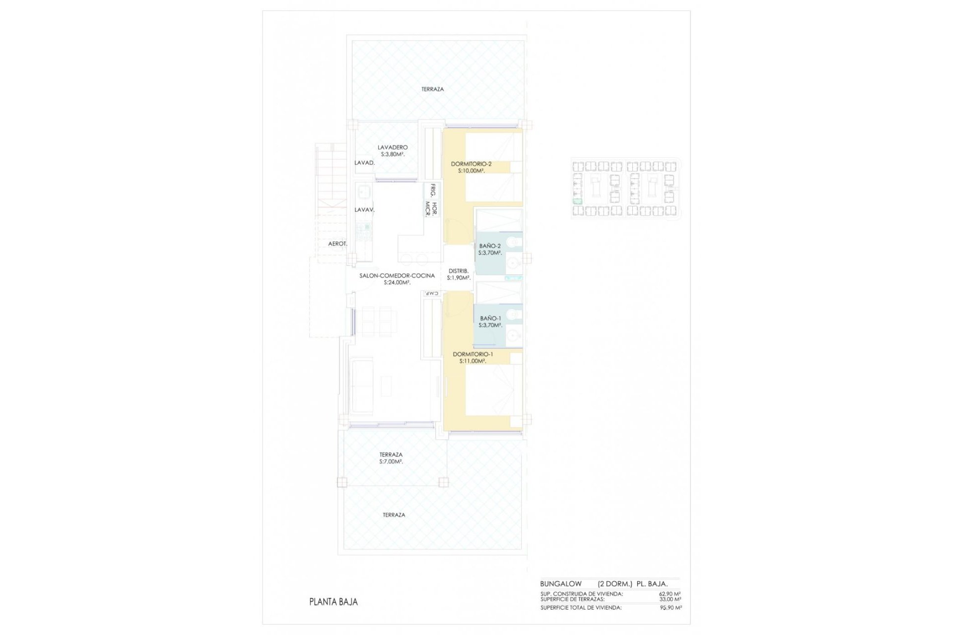 Nowy budynek - Bungalowy -
Torrevieja - Los Balcones