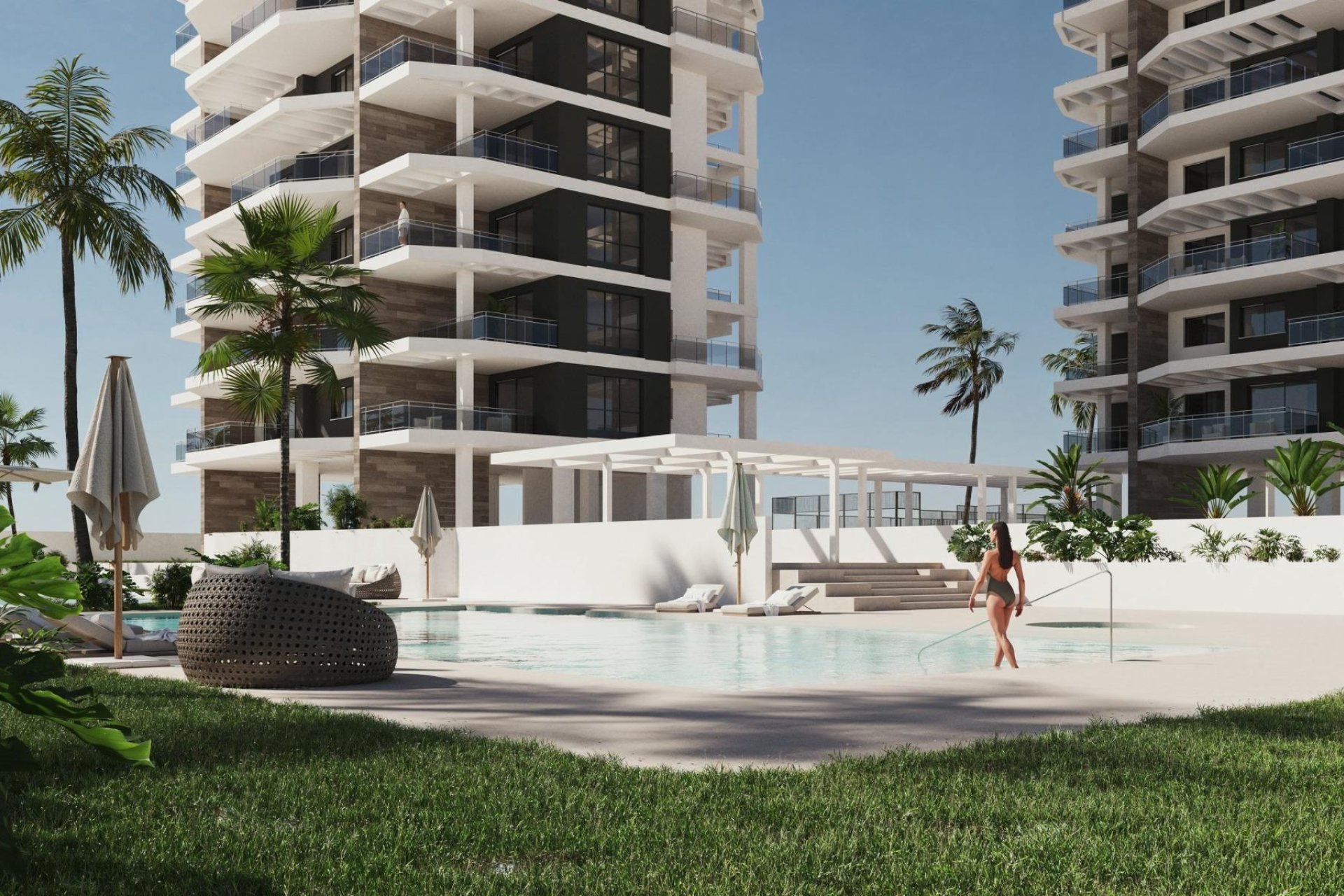 Nowy budynek - Daszek -
Calpe - Playa Arenal