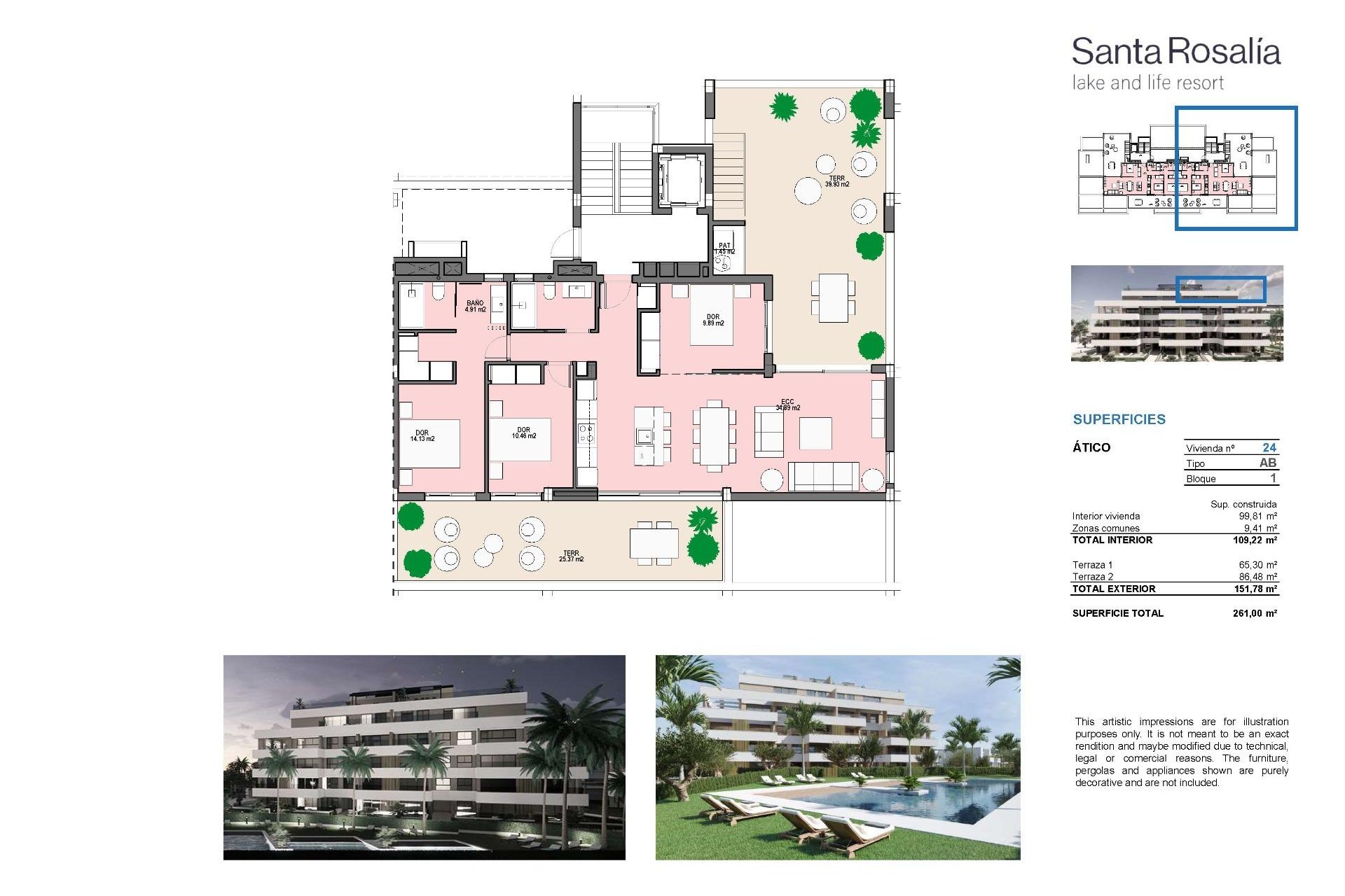 Nowy budynek - Daszek -
Torre Pacheco - Santa Rosalia Lake And Life Resort