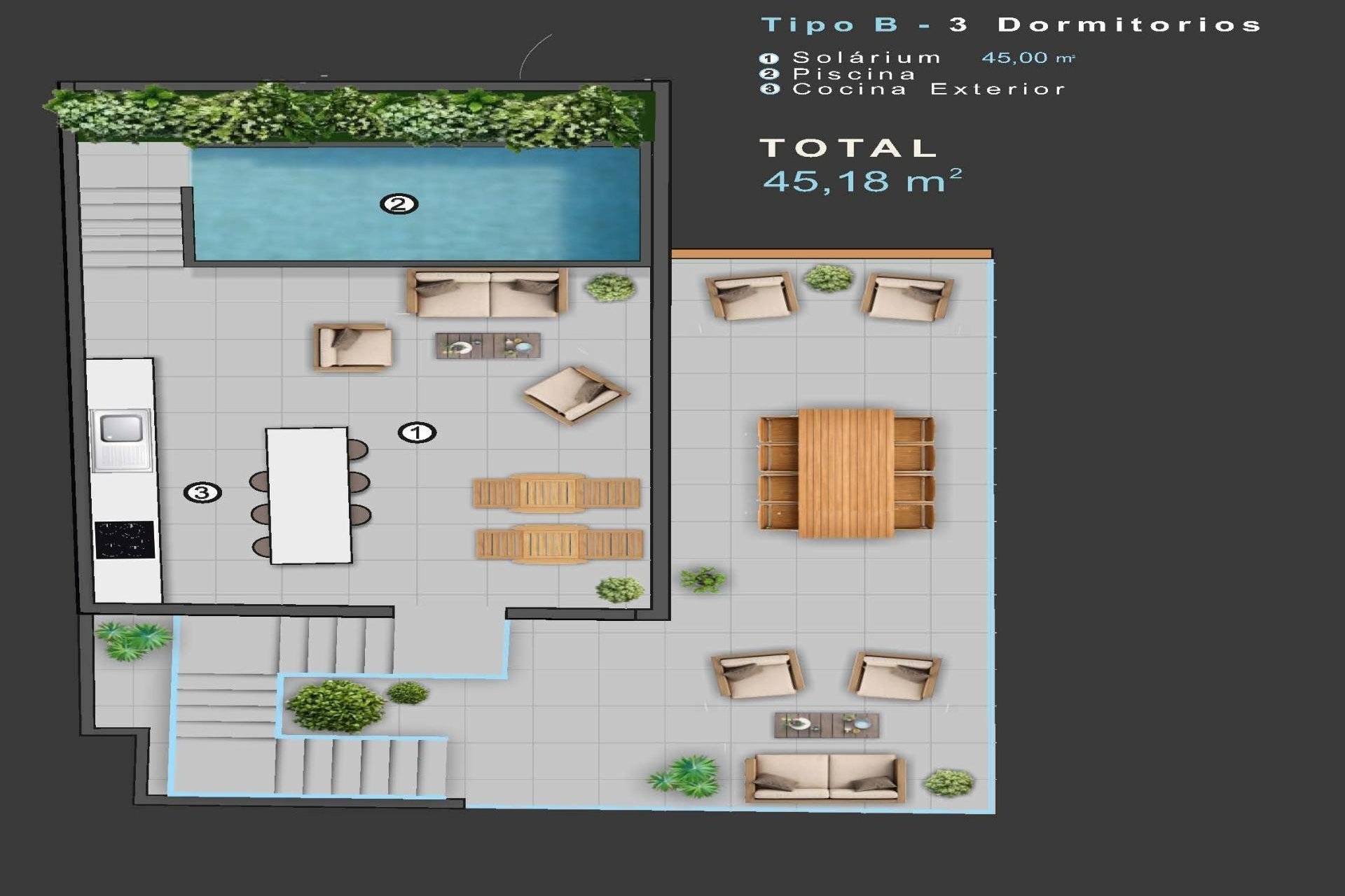 Nowy budynek - Daszek -
Torrevieja - Centro