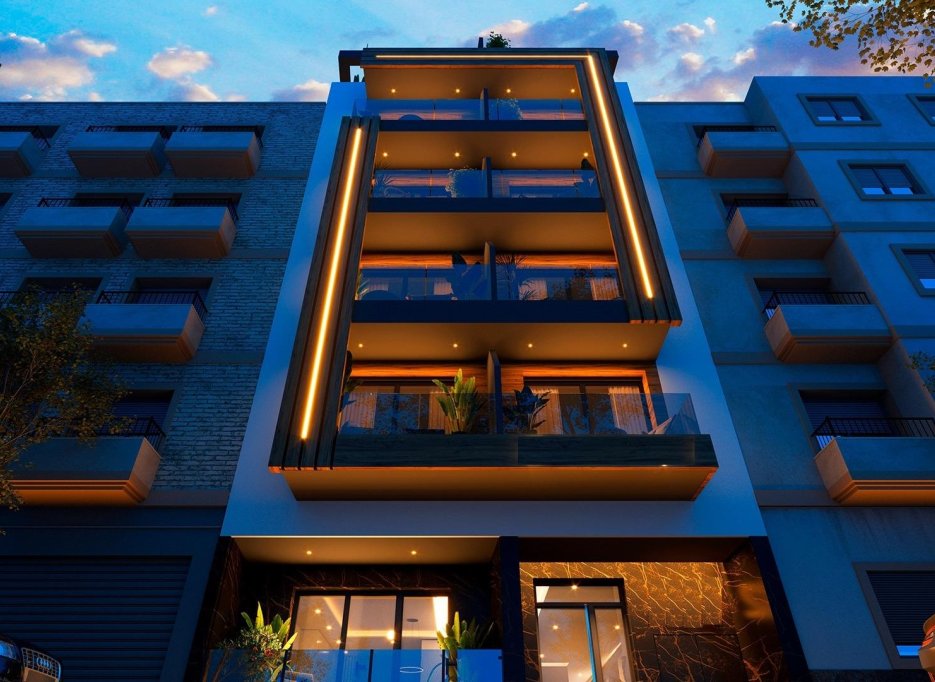 Nowy budynek - Daszek -
Torrevieja - Playa de El Cura