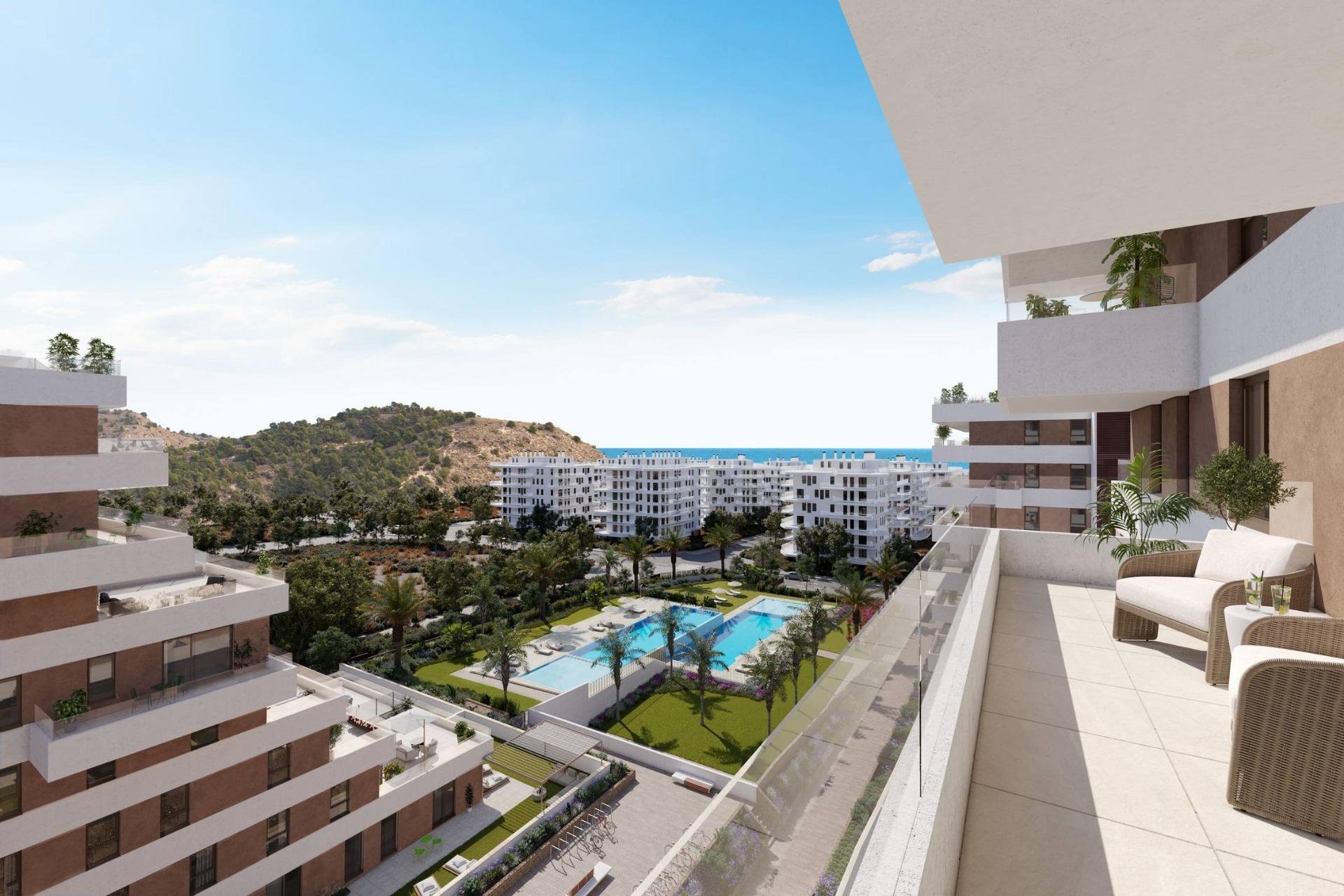 Nowy budynek - Ground floor apartment -
Villajoyosa - Playa del Torres